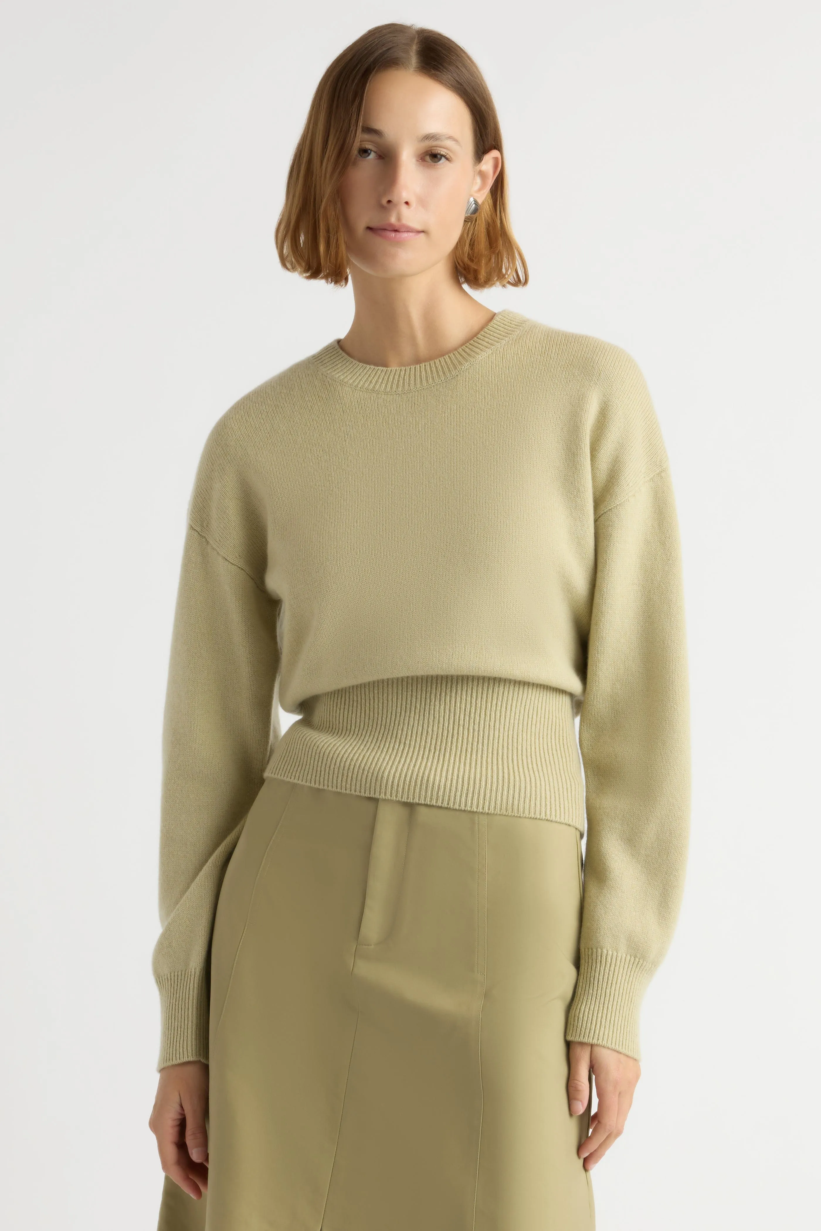Marielle Wool-Cashmere Blouson Sweater sold by Modern Citizen product image thumbnail 2
