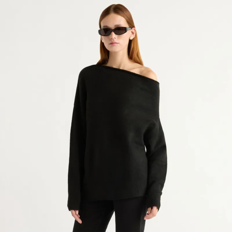 Iris Off-Shoulder Sweater made by Modern Citizen