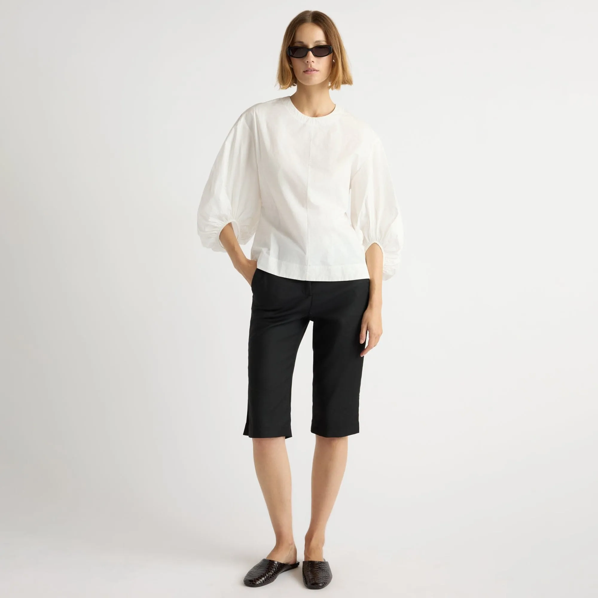 Lexi Tailored Capri Pant sold by Modern Citizen