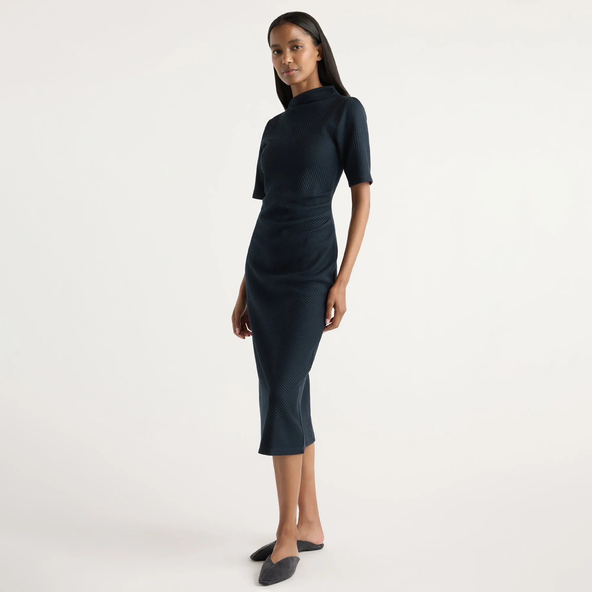 Evie Ribbed-Knit Jersey Dress sold by Modern Citizen