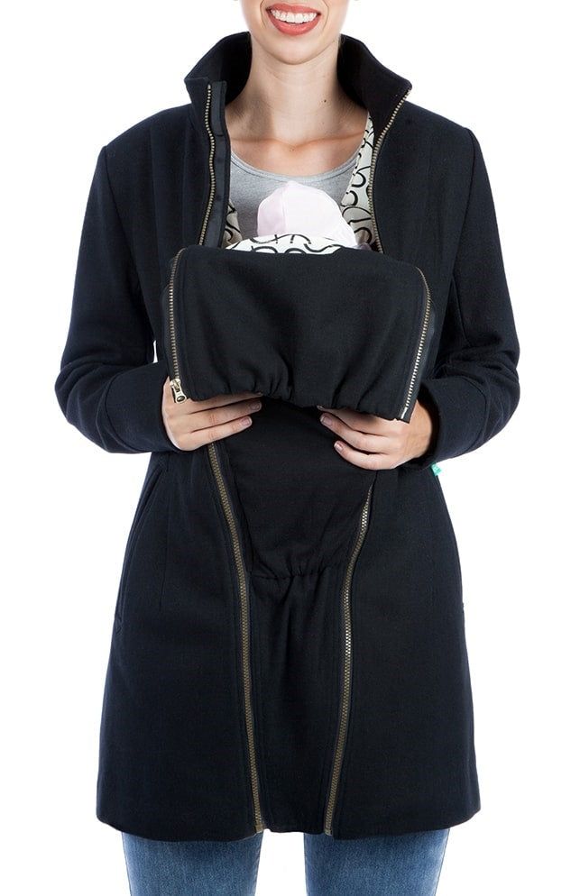 Brittany 3 in 1 Maternity Wool Coat sold by Modern Eternity product image thumbnail 2