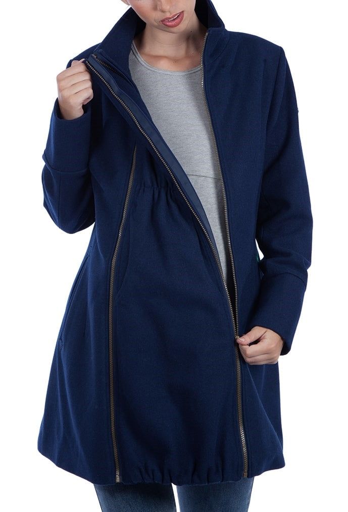 Brittany 3 in 1 Maternity Wool Coat sold by Modern Eternity product image thumbnail 4
