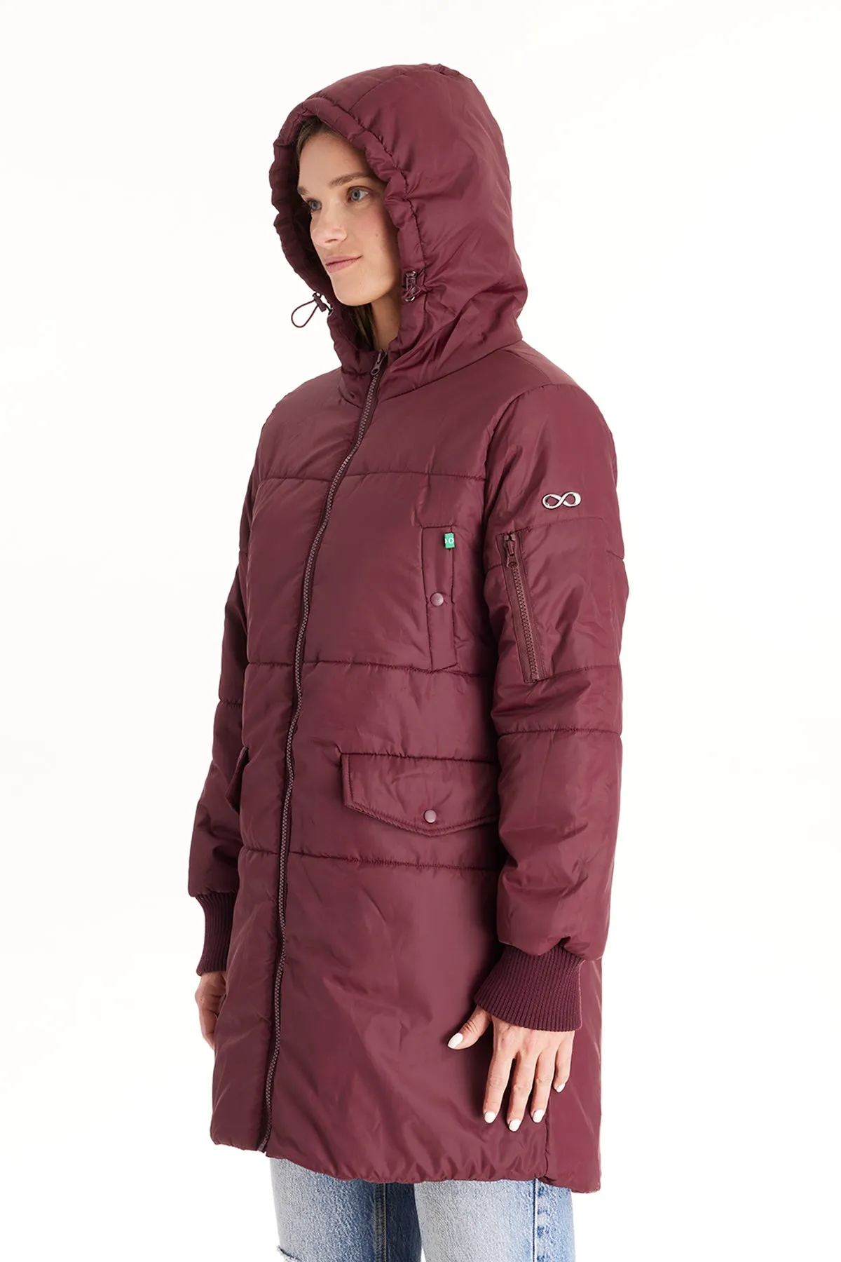 Faith 3 in 1 Maternity Bomber Coat sold by Modern Eternity product image thumbnail 5