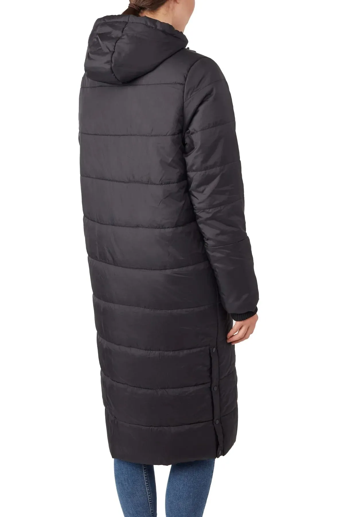 Long winter coat quilted puffer sold by Modern Eternity product image thumbnail 3