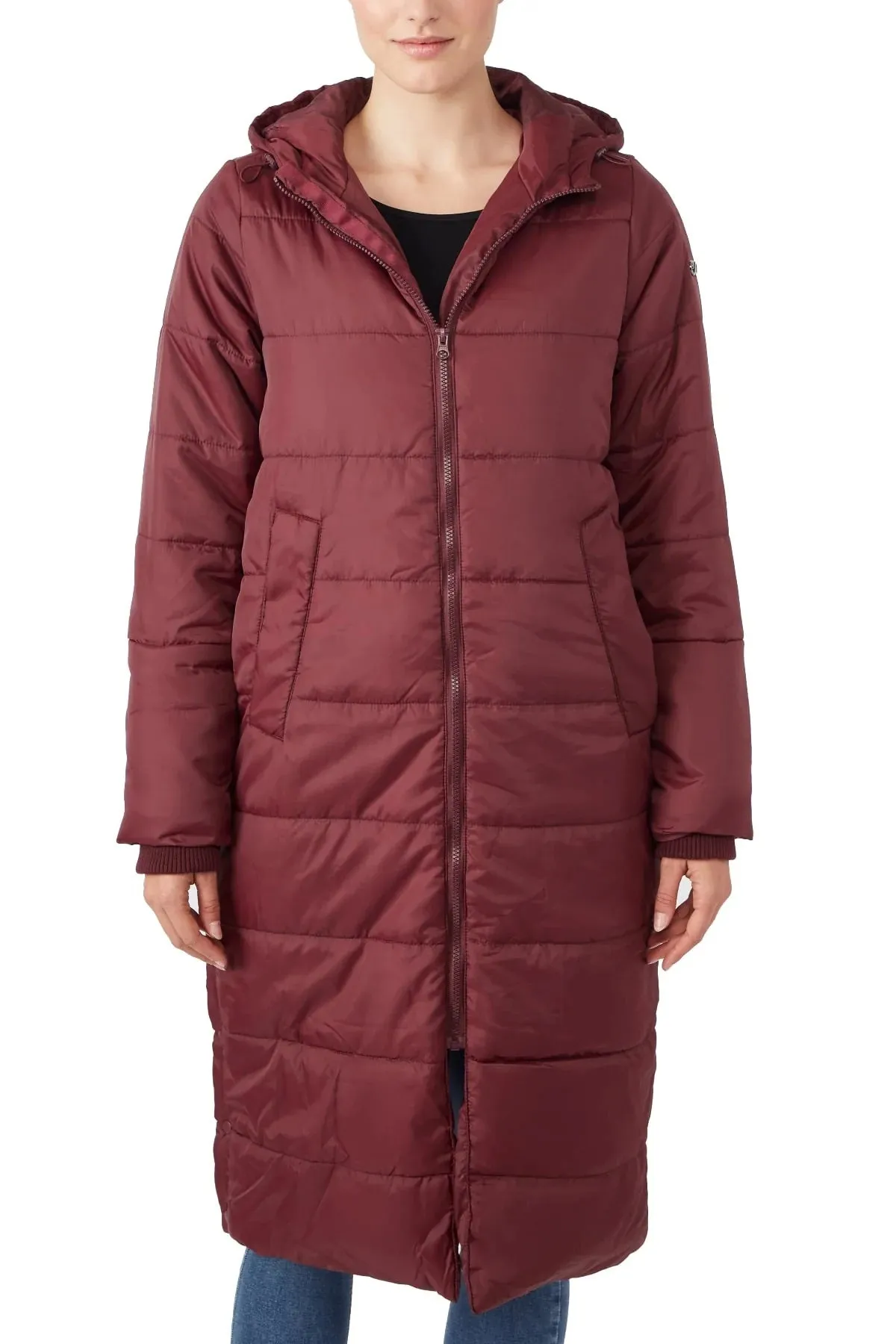 Long winter coat quilted puffer sold by Modern Eternity product image thumbnail 4