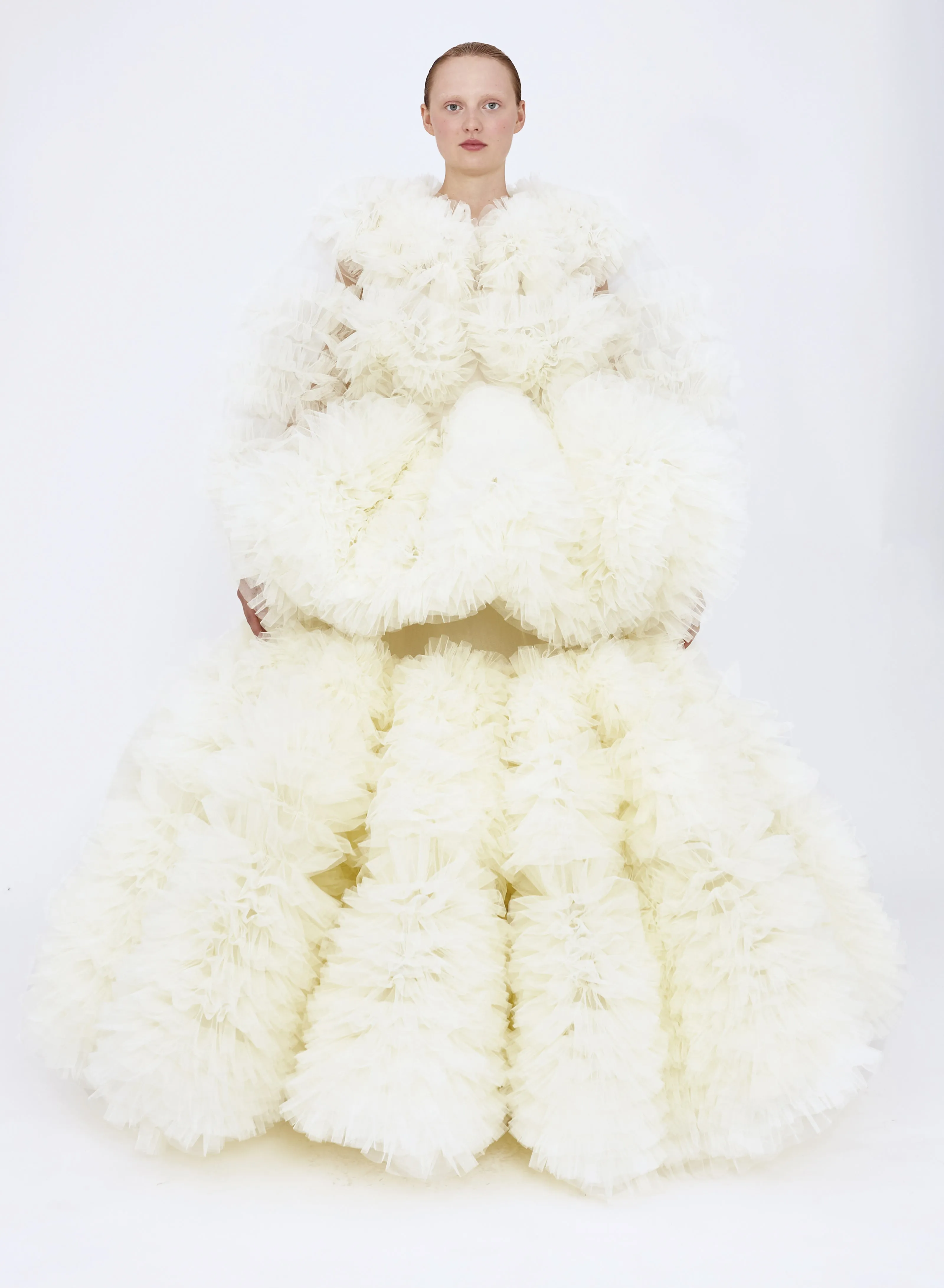 Augustine Dress Ivory sold by MOLLY GODDARD product image thumbnail 4