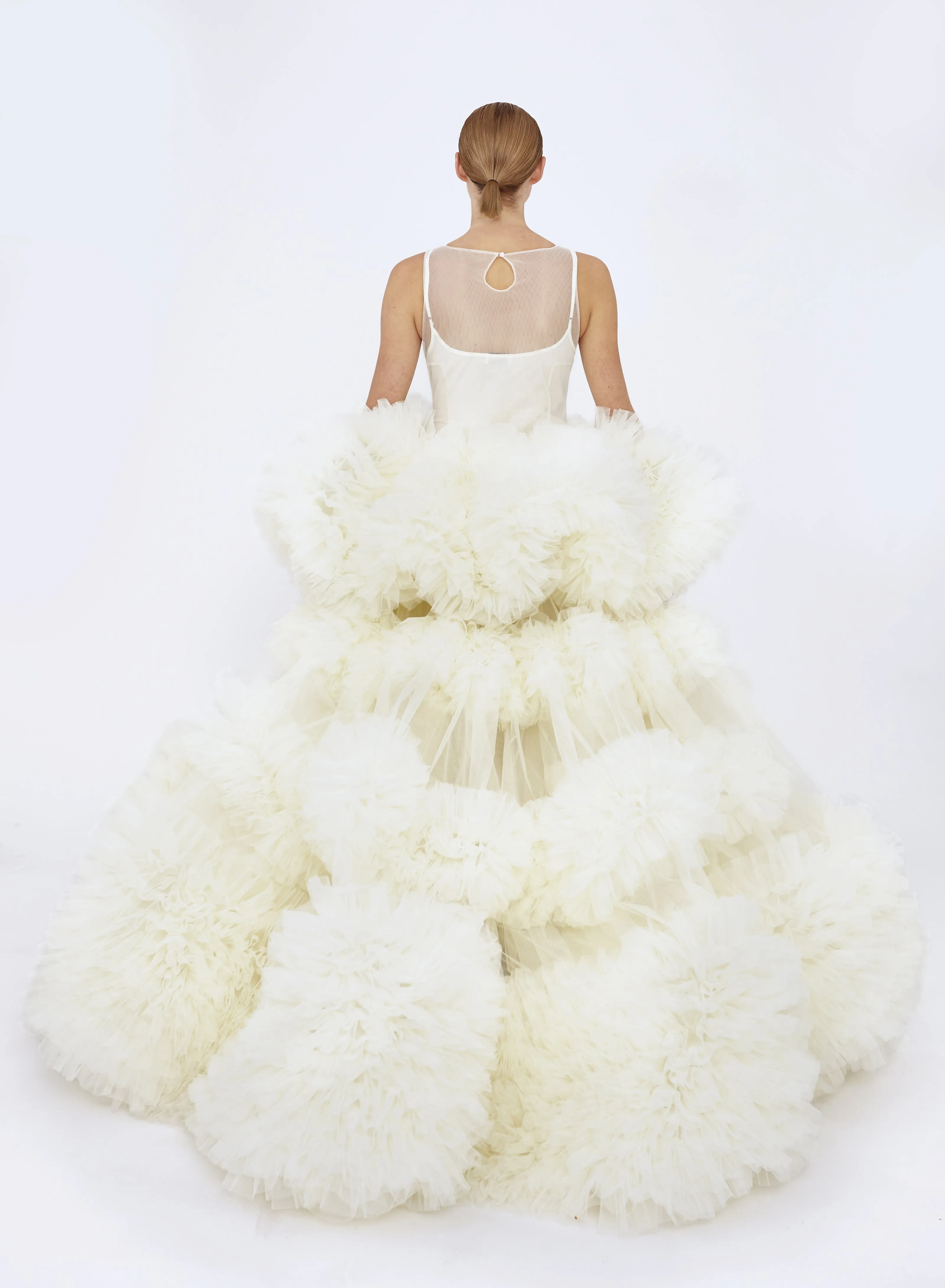 Augustine Dress Ivory sold by MOLLY GODDARD product image thumbnail 3