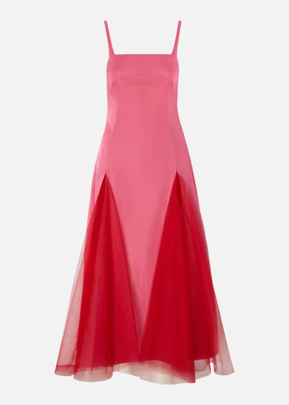 Odell Dress Pink sold by MOLLY GODDARD