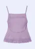 Grace Top Purple sold by MOLLY GODDARD