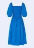 Willa Dress Blue sold by MOLLY GODDARD