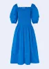 Willa Dress Blue sold by MOLLY GODDARD