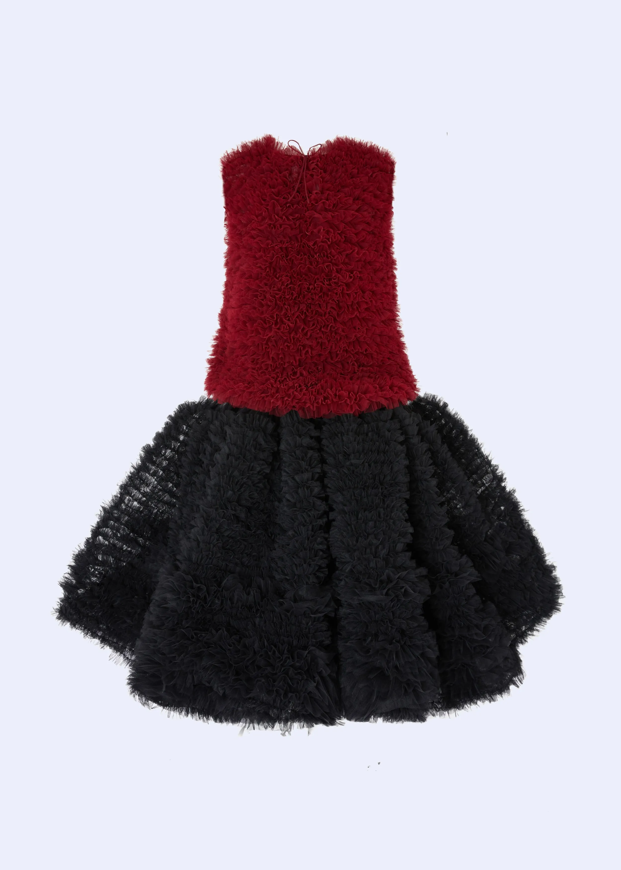 Perry Dress Burgundy Black sold by MOLLY GODDARD