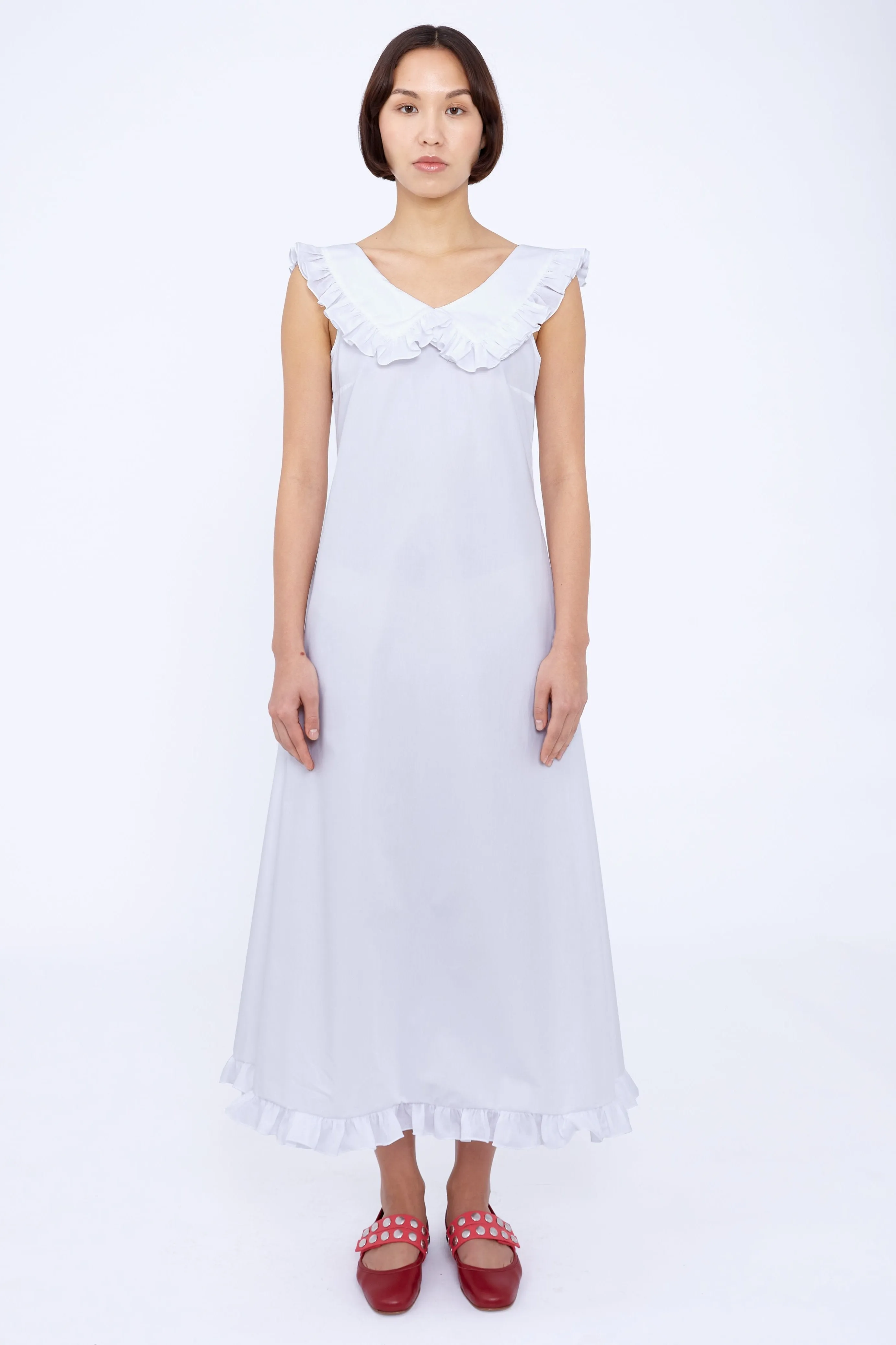 Laura Dress White sold by MOLLY GODDARD product image thumbnail 2
