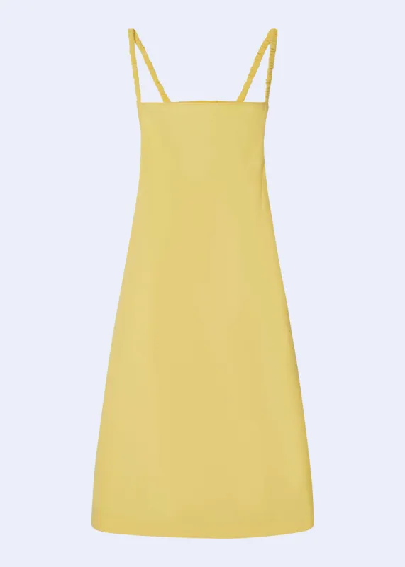 Reggie Dress Yellow sold by MOLLY GODDARD
