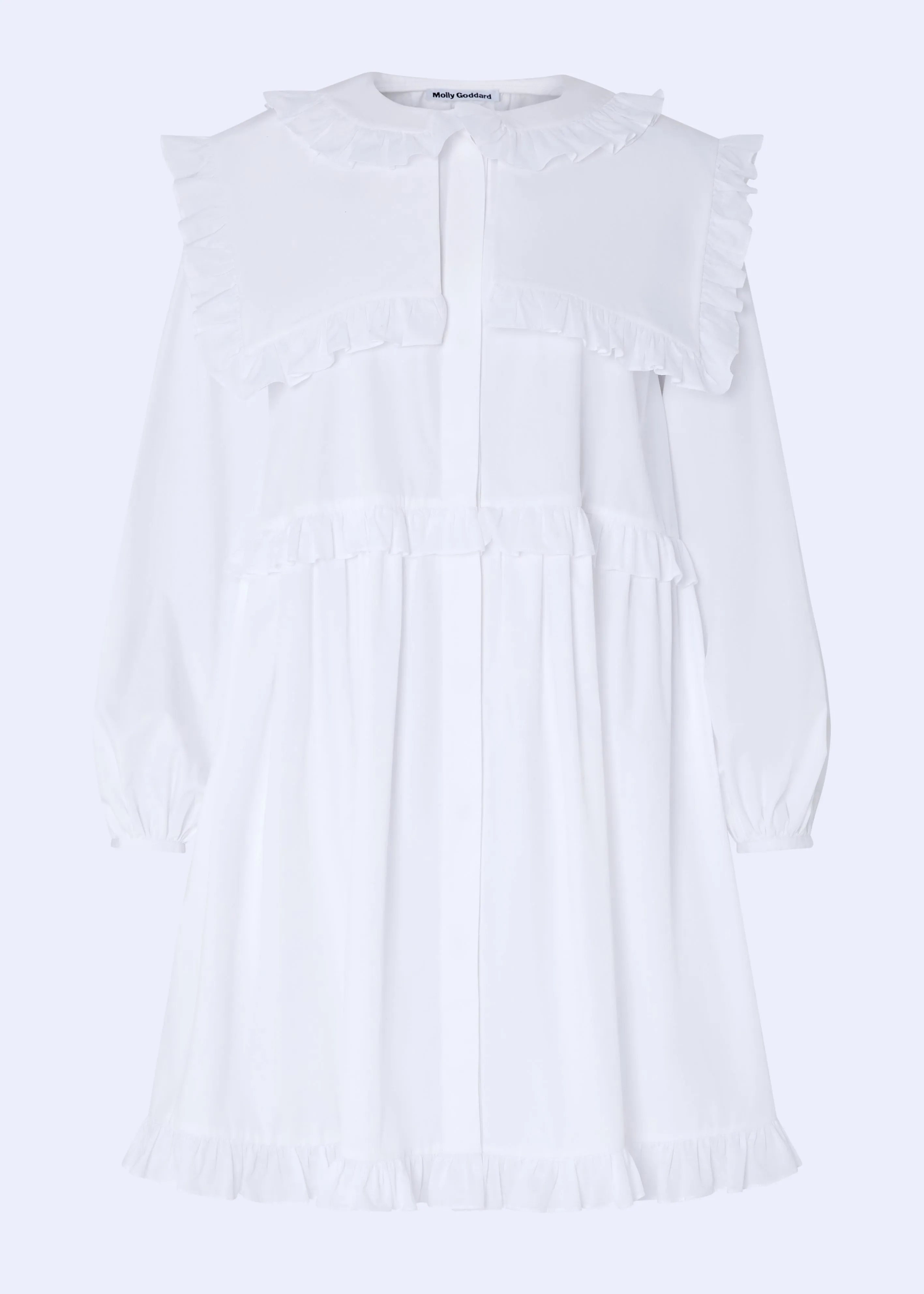 Lizzie Dress White sold by MOLLY GODDARD