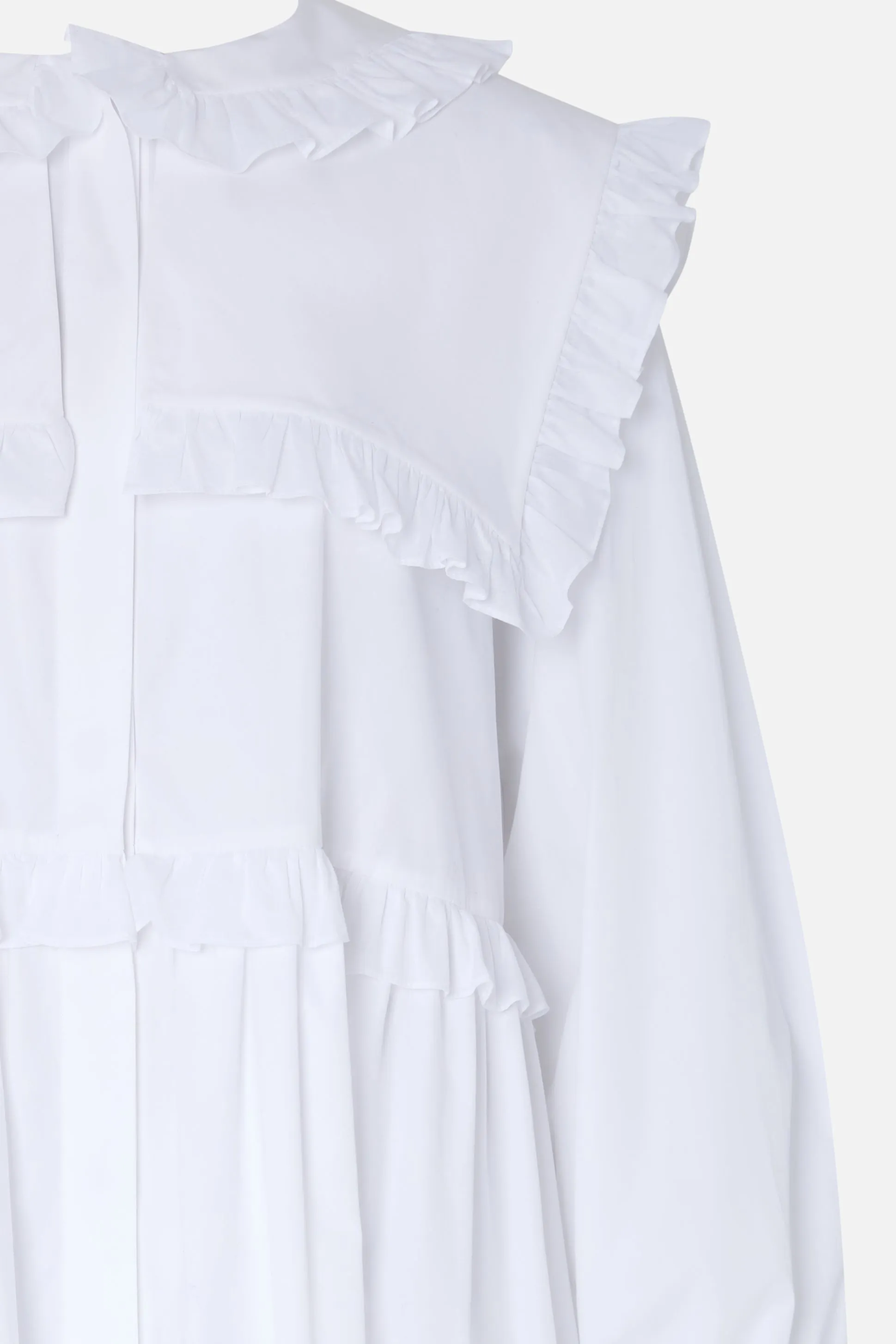 Lizzie Dress White sold by MOLLY GODDARD product image thumbnail 3
