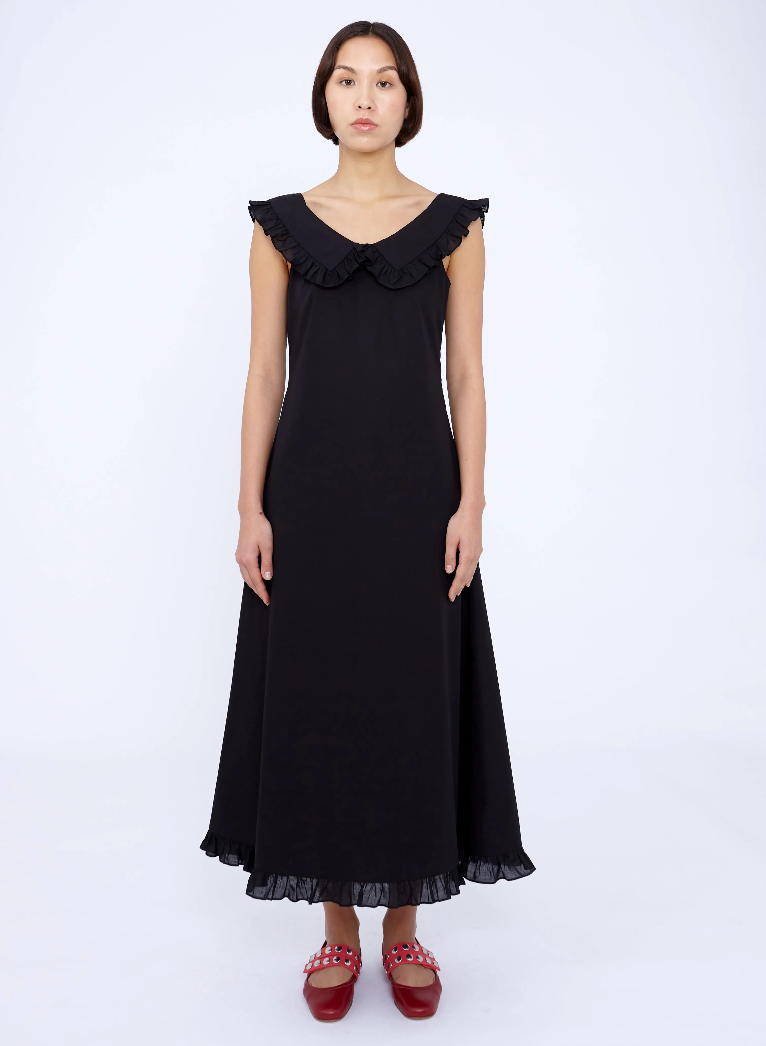Laura Dress Black sold by MOLLY GODDARD product image thumbnail 4