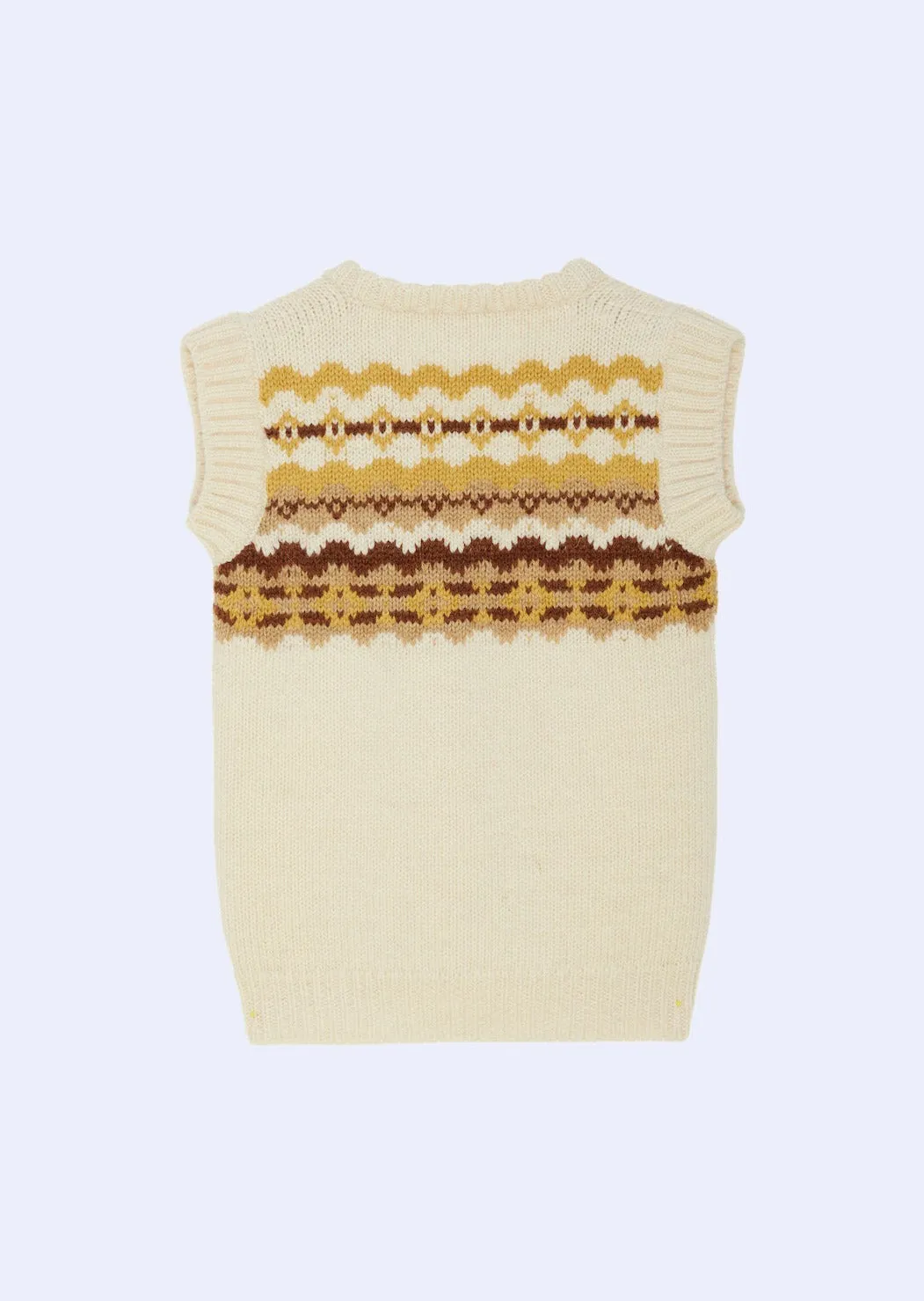 Gabi Vest Cream sold by MOLLY GODDARD product image thumbnail 2