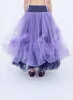 Jess Skirt Navy Purple sold by MOLLY GODDARD