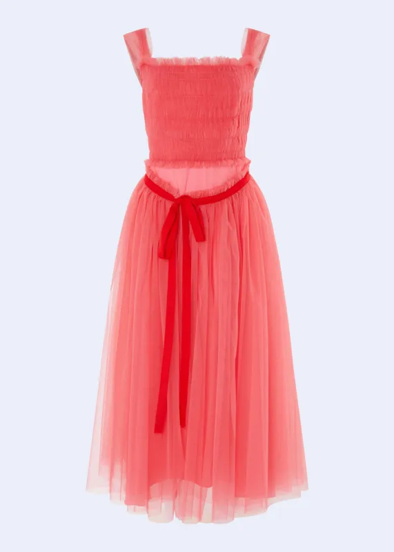 Elodie Dress Pink sold by MOLLY GODDARD