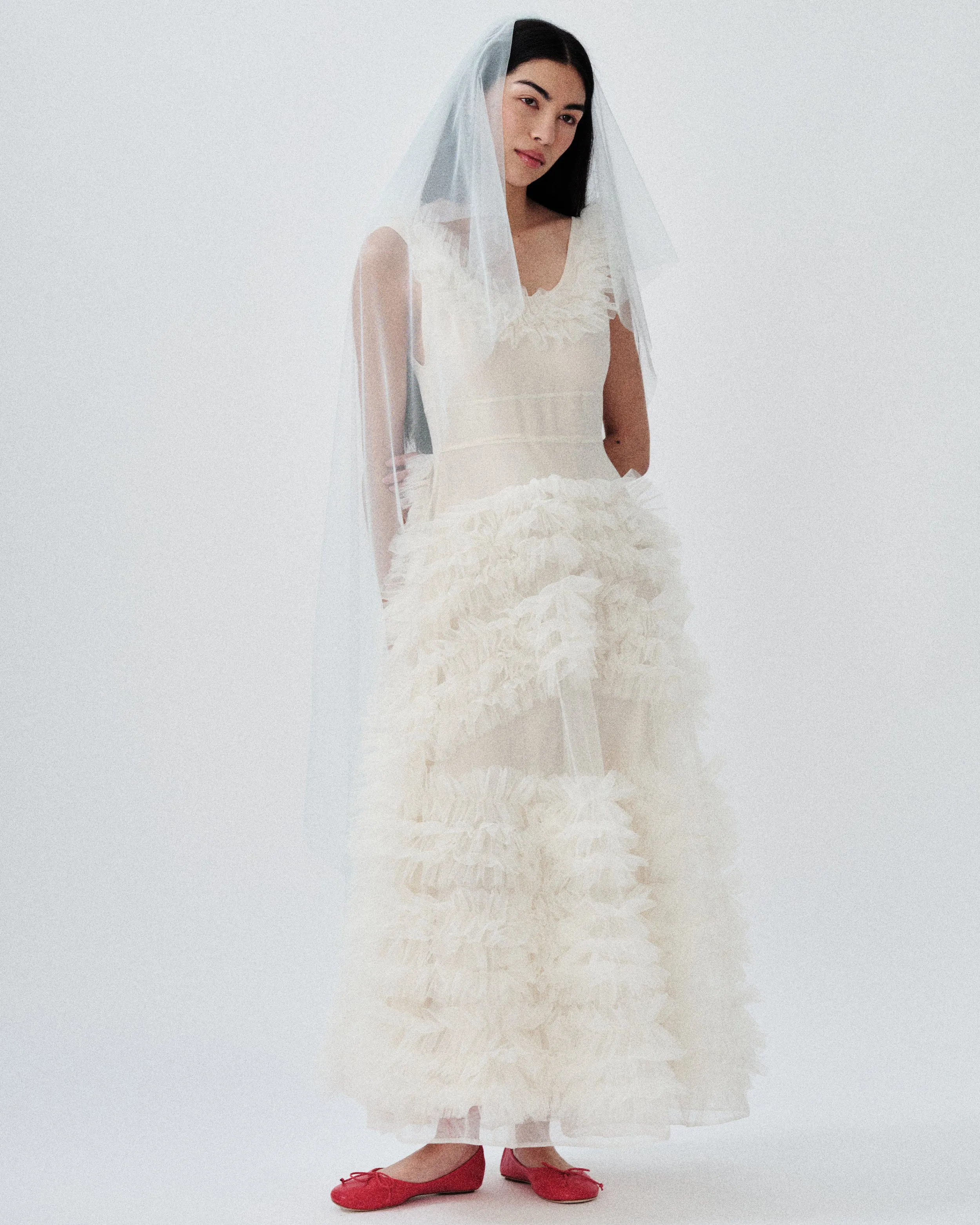 March Dress Ivory sold by MOLLY GODDARD