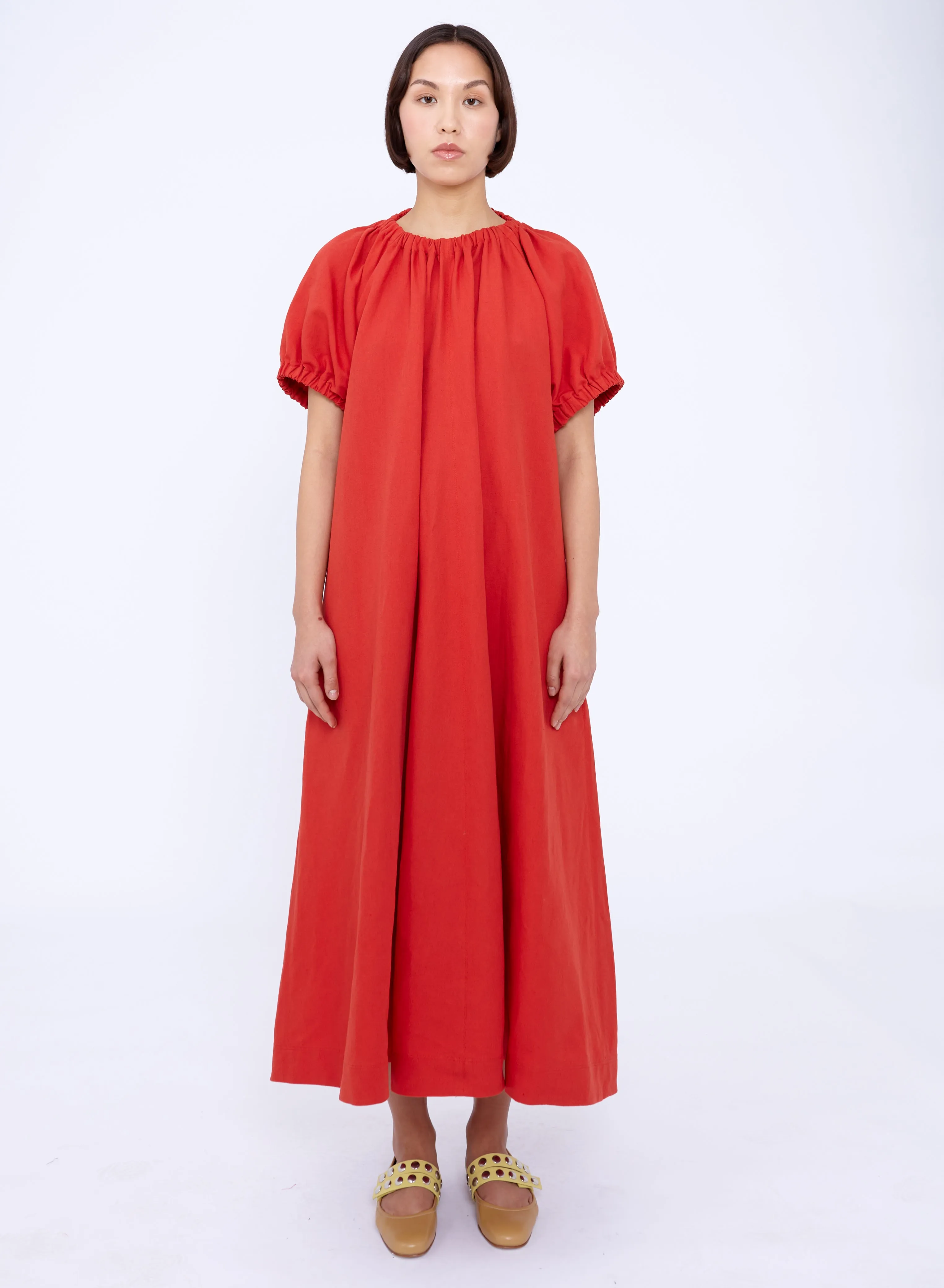Martha Dress Red sold by MOLLY GODDARD product image thumbnail 4