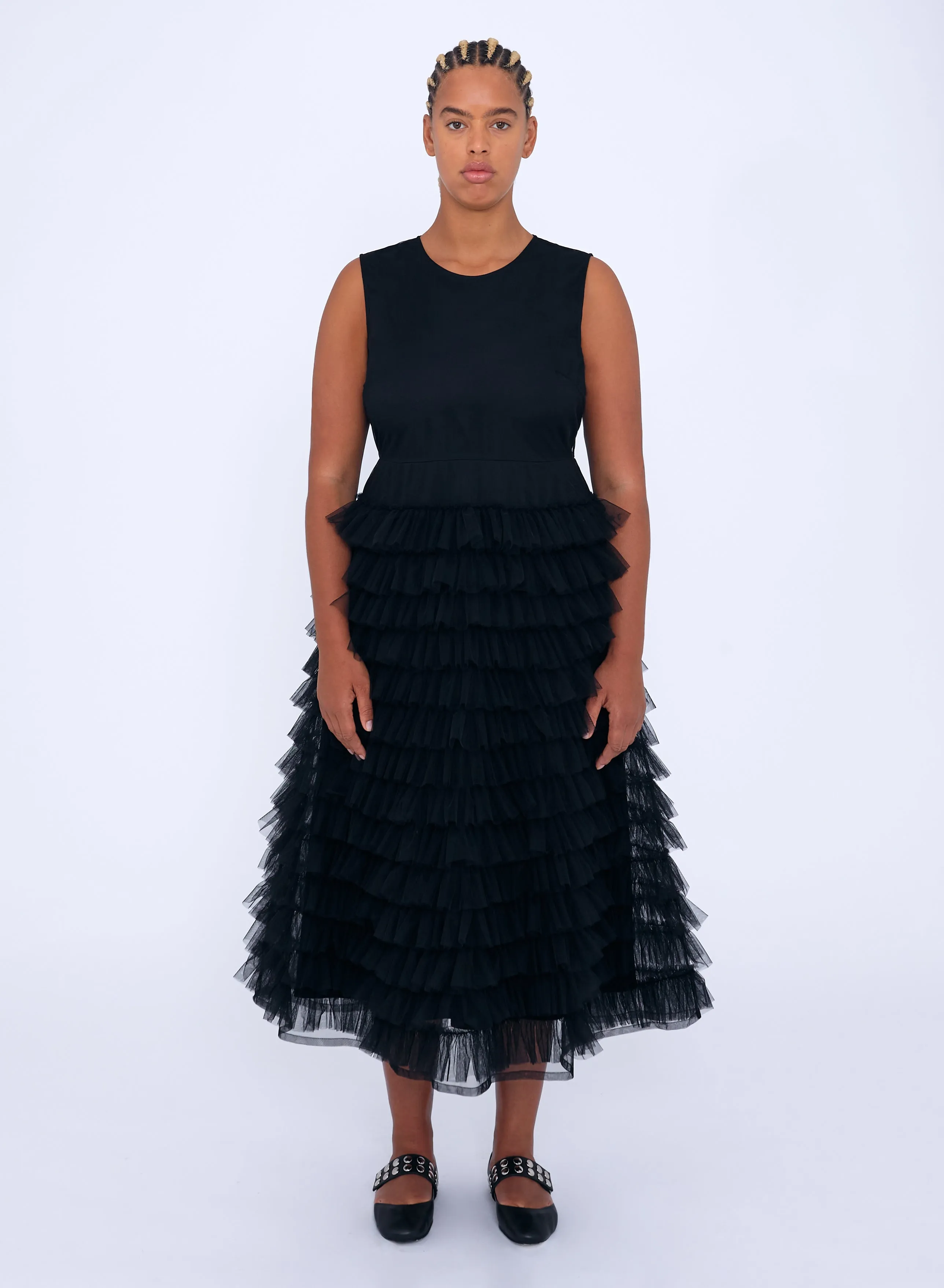 Teresa Dress Black sold by MOLLY GODDARD product image thumbnail 4