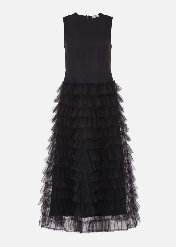 Teresa Dress Black sold by MOLLY GODDARD