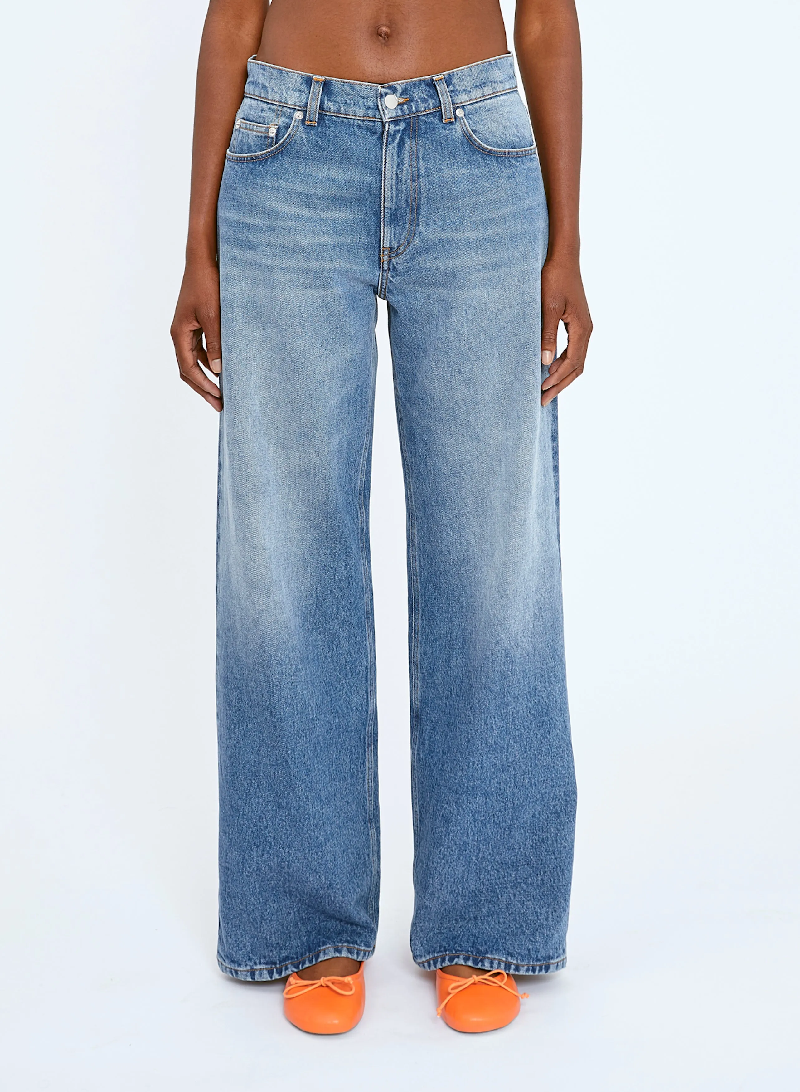 Joan Jeans Blue Wash sold by MOLLY GODDARD product image thumbnail 4