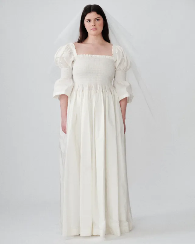 Violet Dress Ivory sold by MOLLY GODDARD