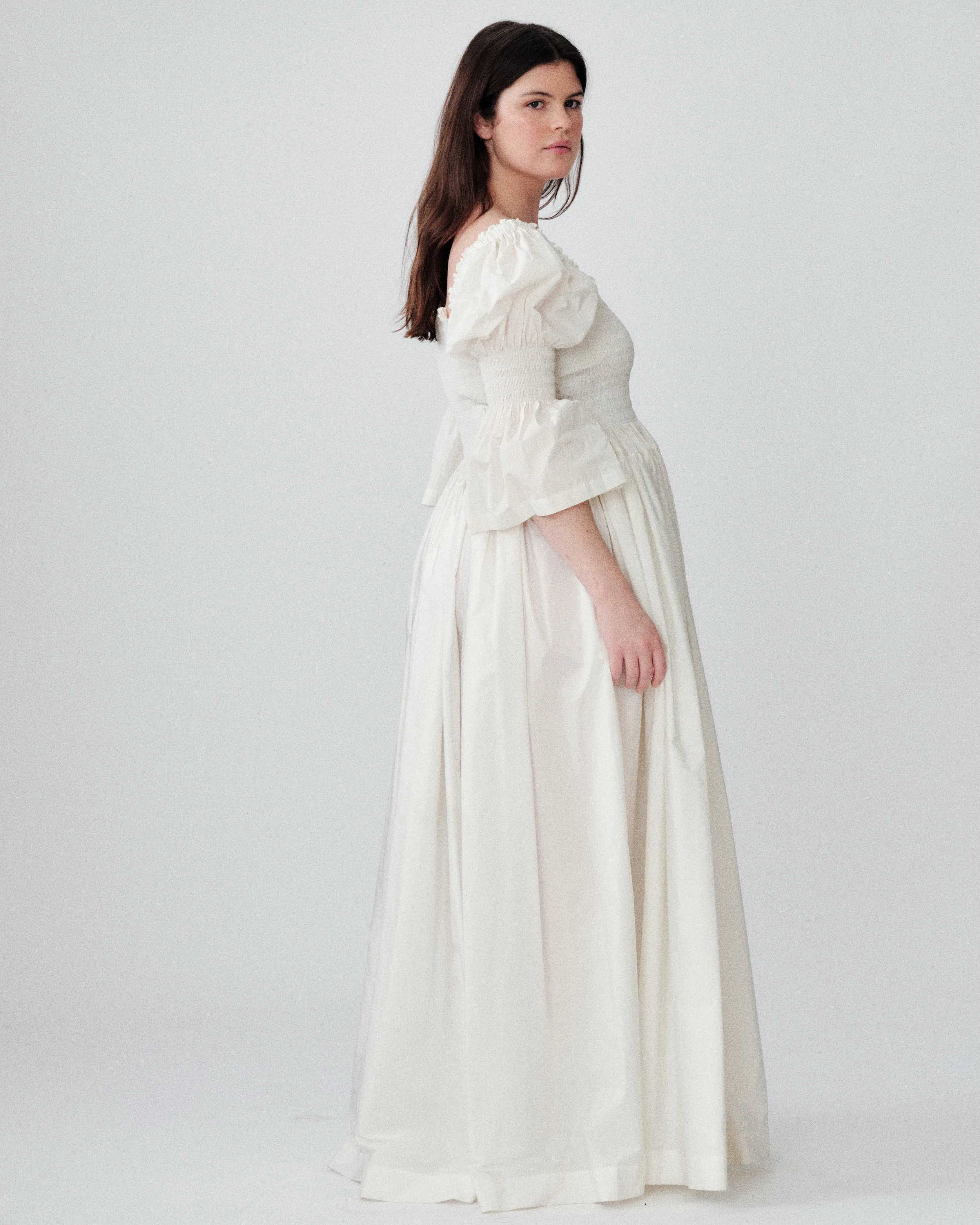 Violet Dress Ivory sold by MOLLY GODDARD product image thumbnail 3