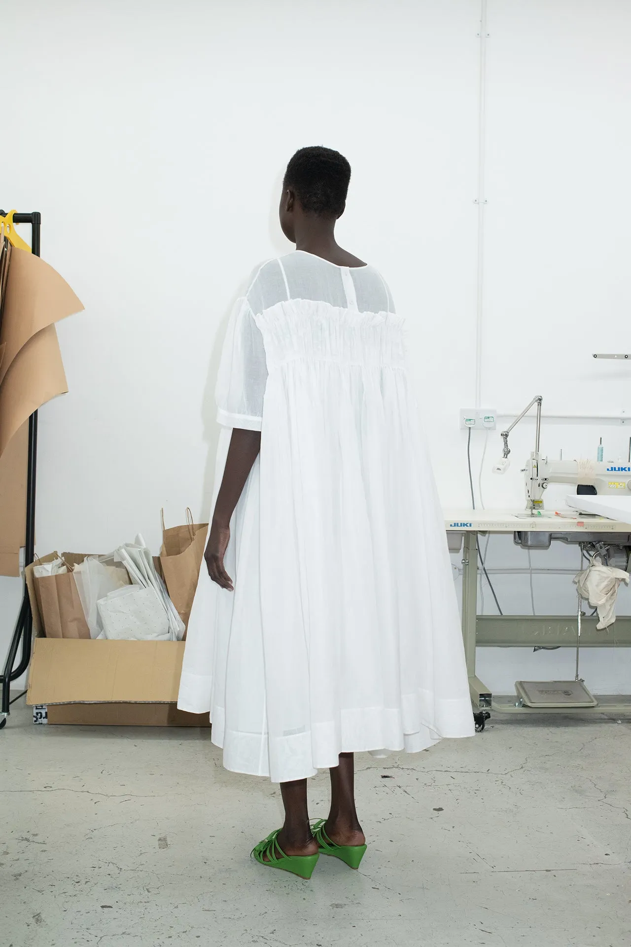 Solly Dress White | Parallel