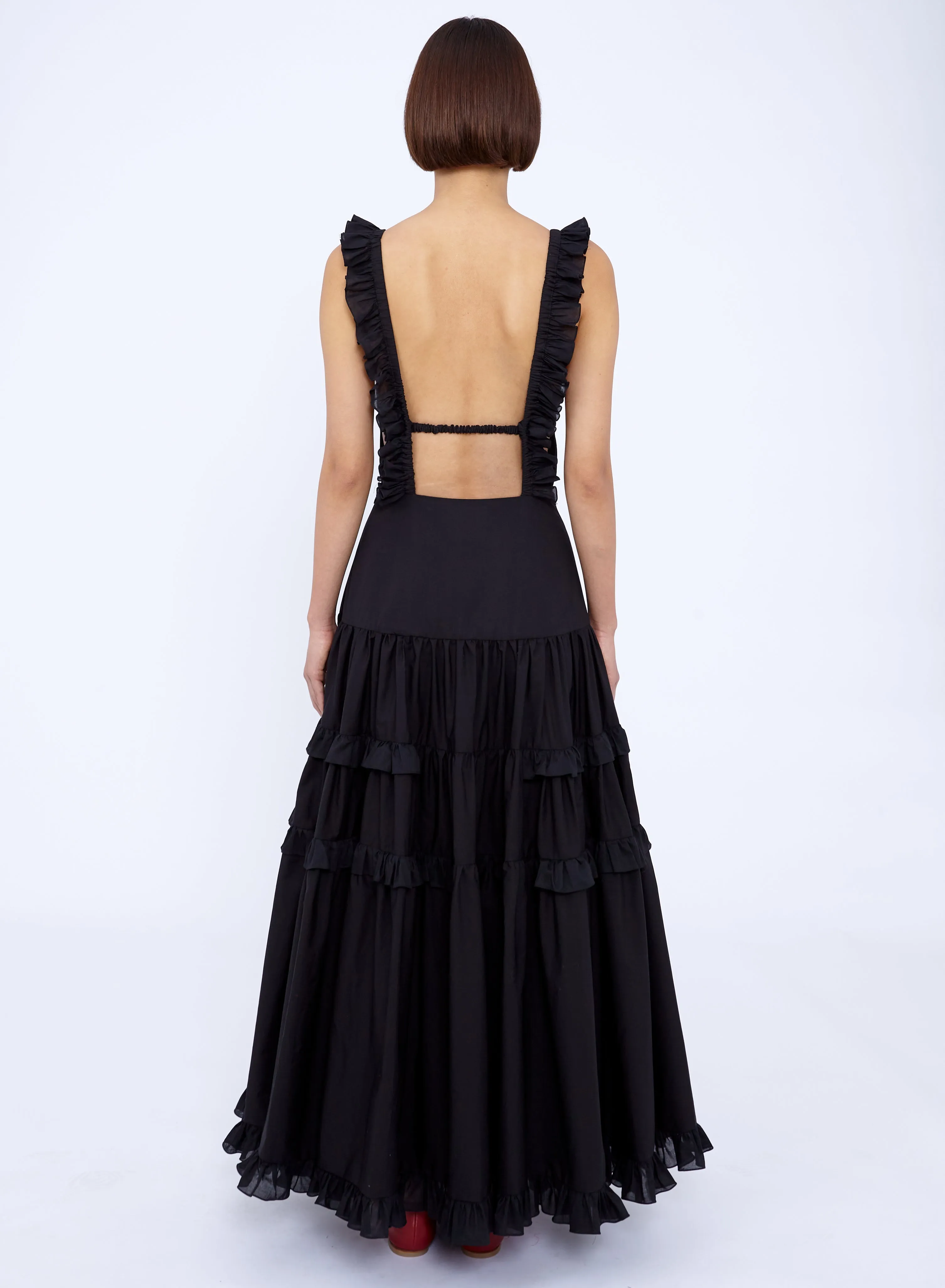 Maggie Dress Black sold by MOLLY GODDARD product image thumbnail 5