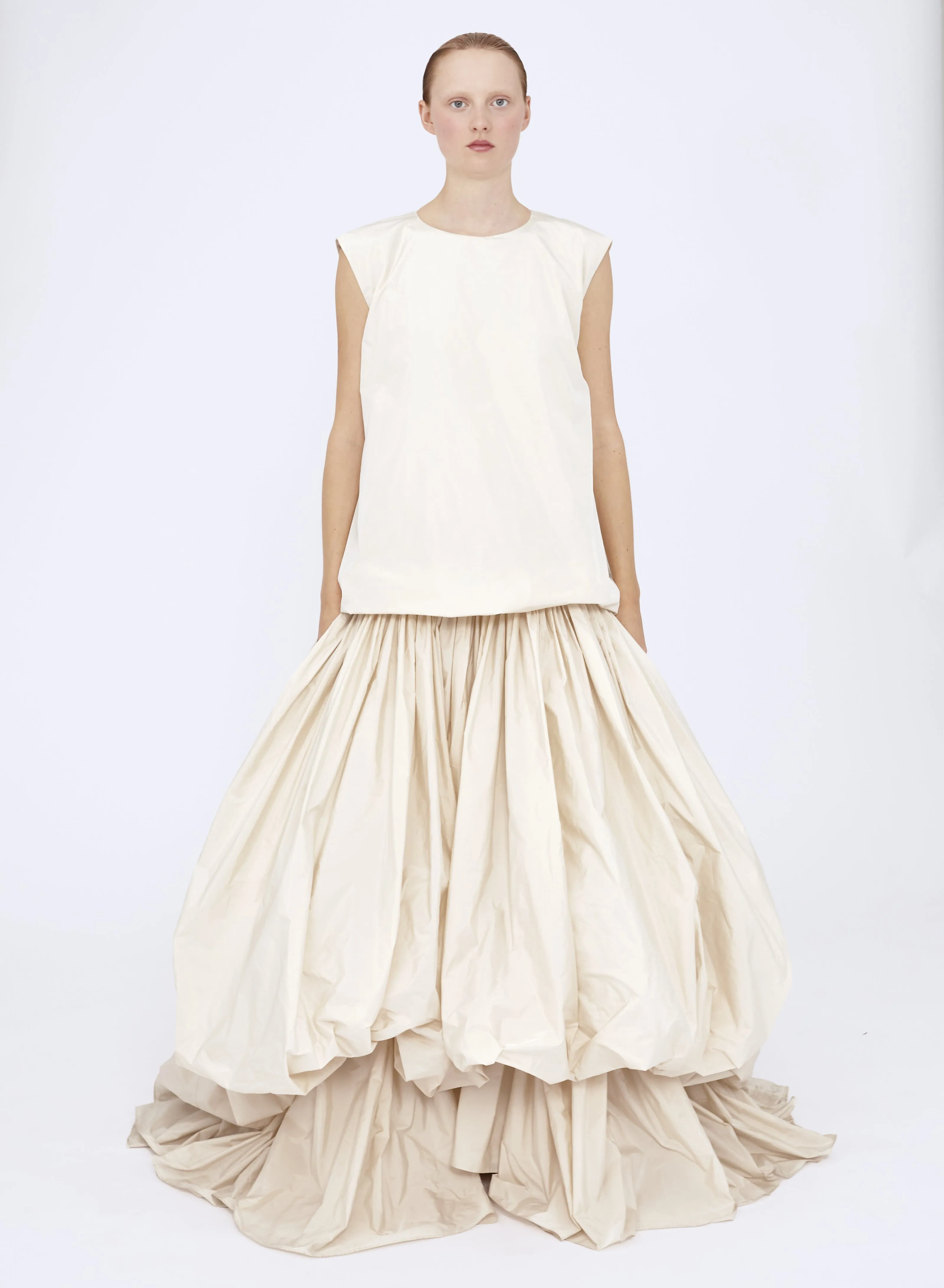 Mayla Dress Cream sold by MOLLY GODDARD