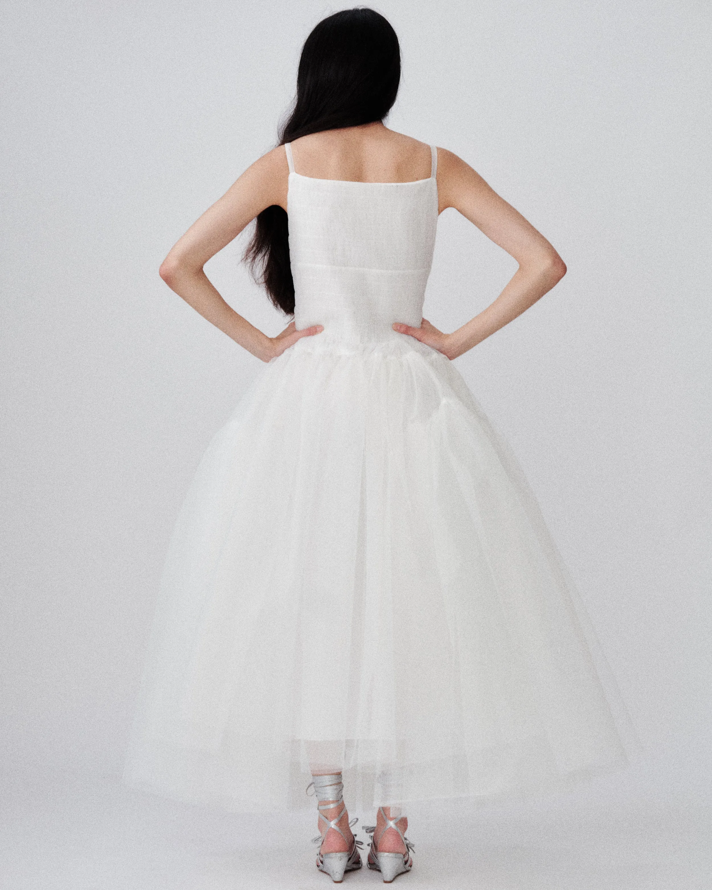 April Dress Ivory sold by MOLLY GODDARD product image thumbnail 4