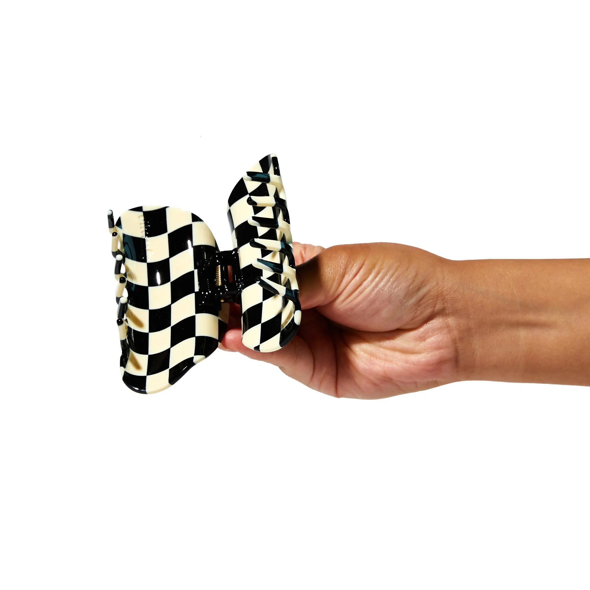 Chunks Checker Claw Hair Clip sold by Moma product image thumbnail 3