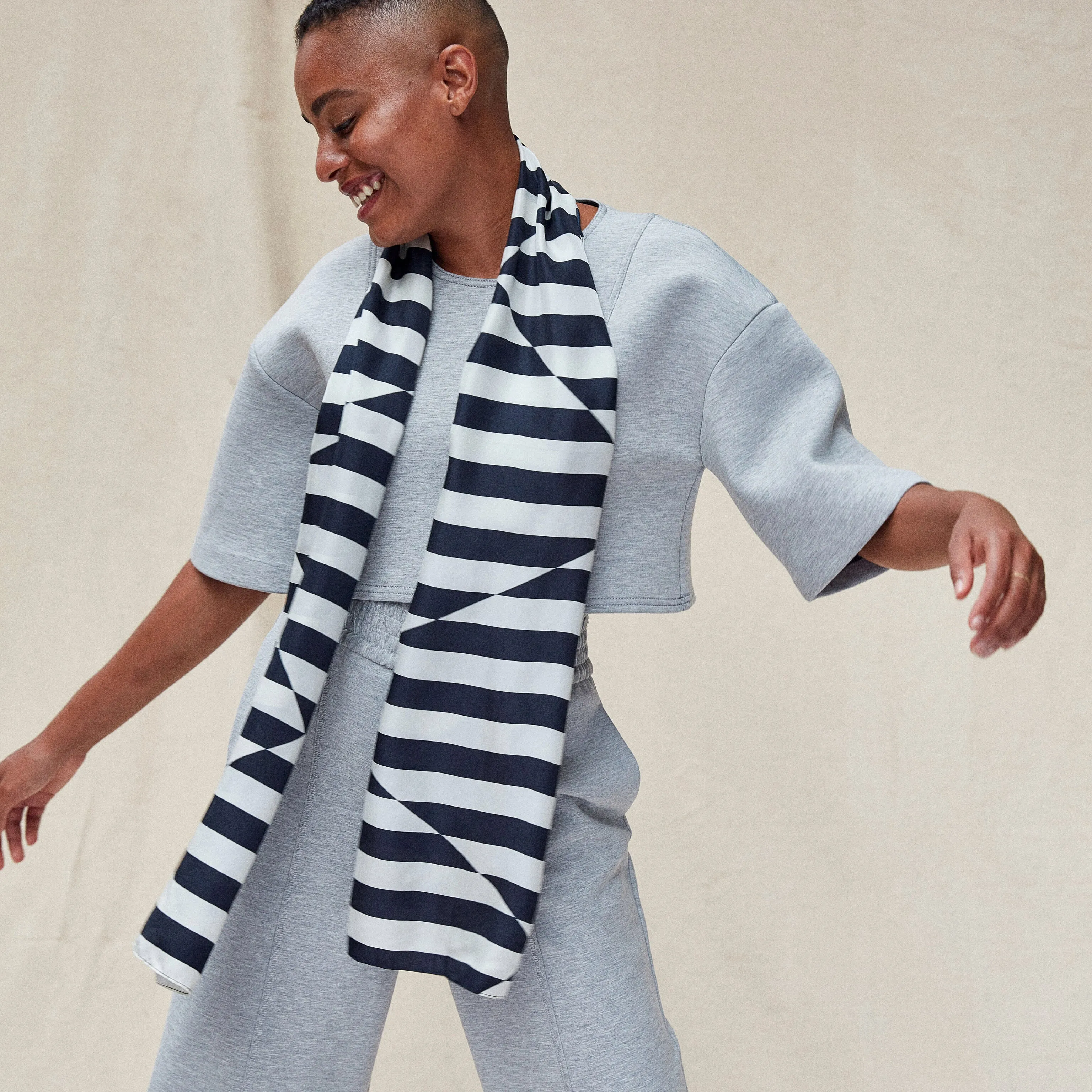 Carmen Herrera Silk Scarf sold by Moma product image thumbnail 2