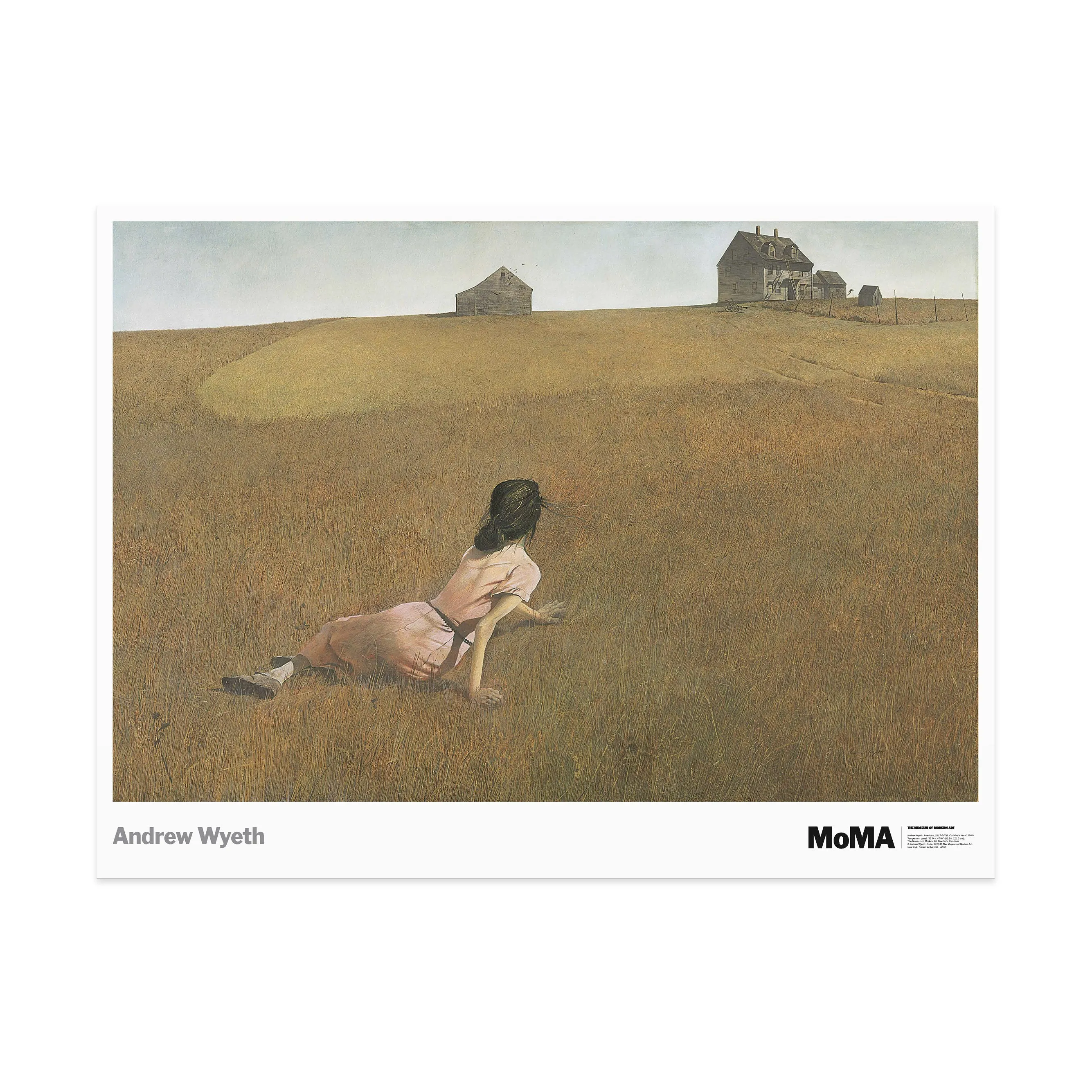 Wyeth: Christina's World Poster sold by Moma