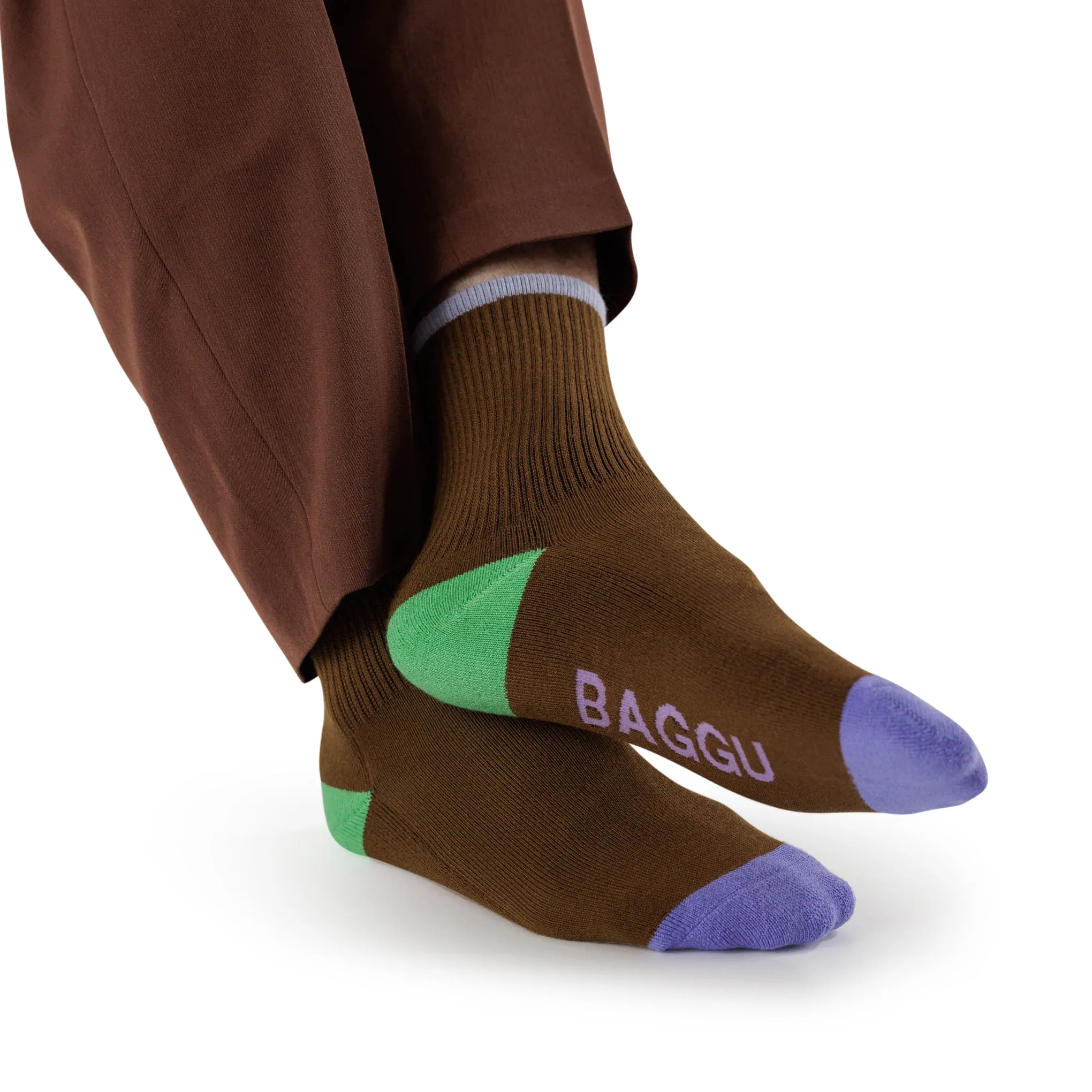 Baggu Ribbed Socks - Tamarind Mix sold by Moma product image thumbnail 2