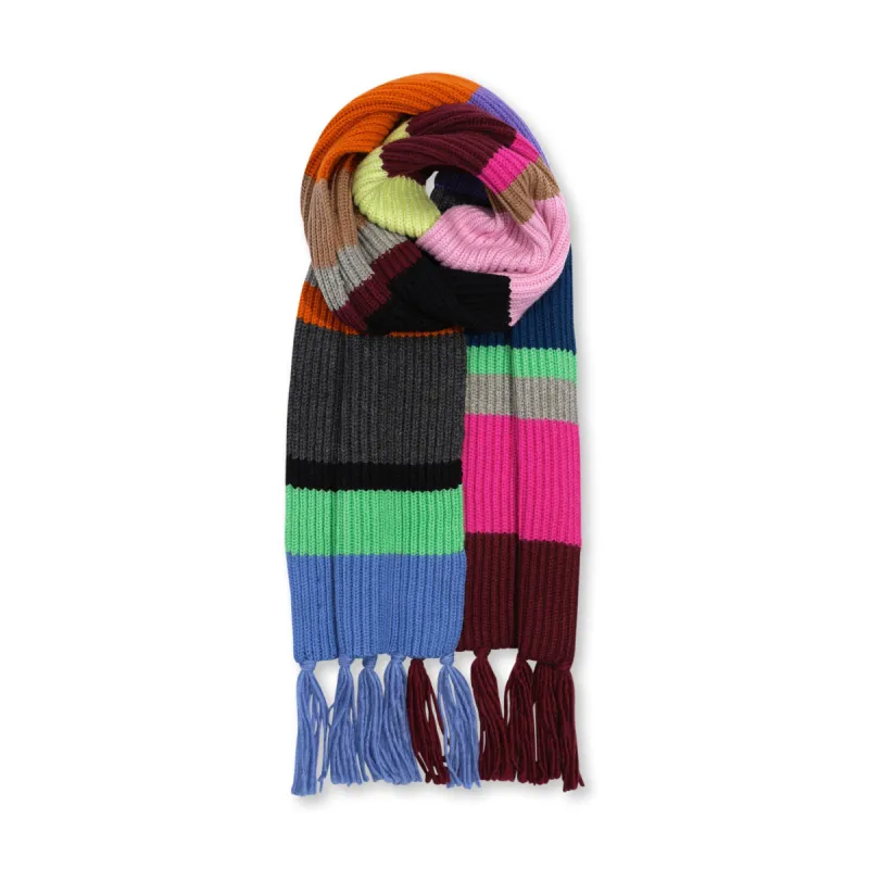 Recycled Polyester Superfine Colorblock Scarf sold by Moma