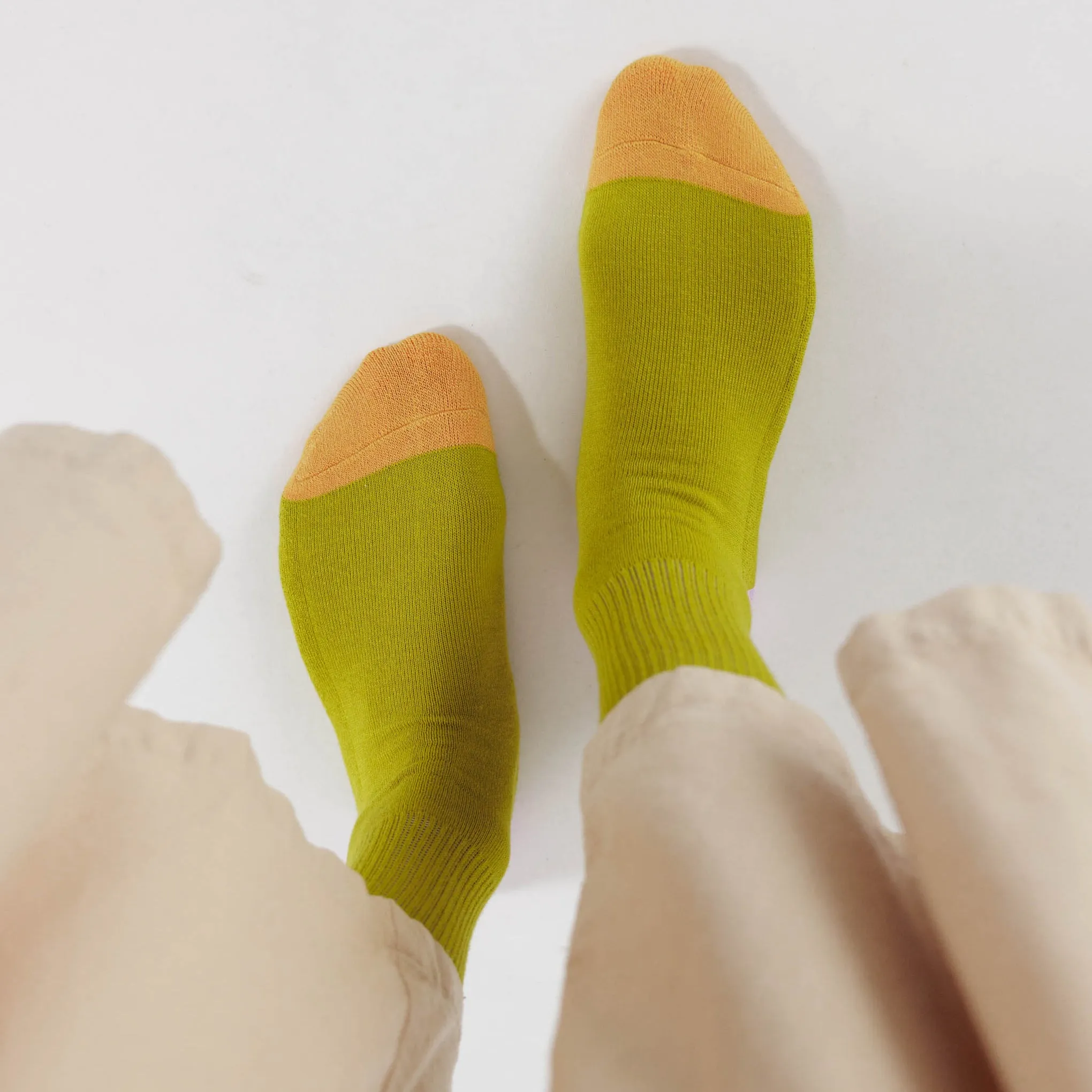 Baggu Ribbed Socks - Citron Mix sold by Moma product image thumbnail 3