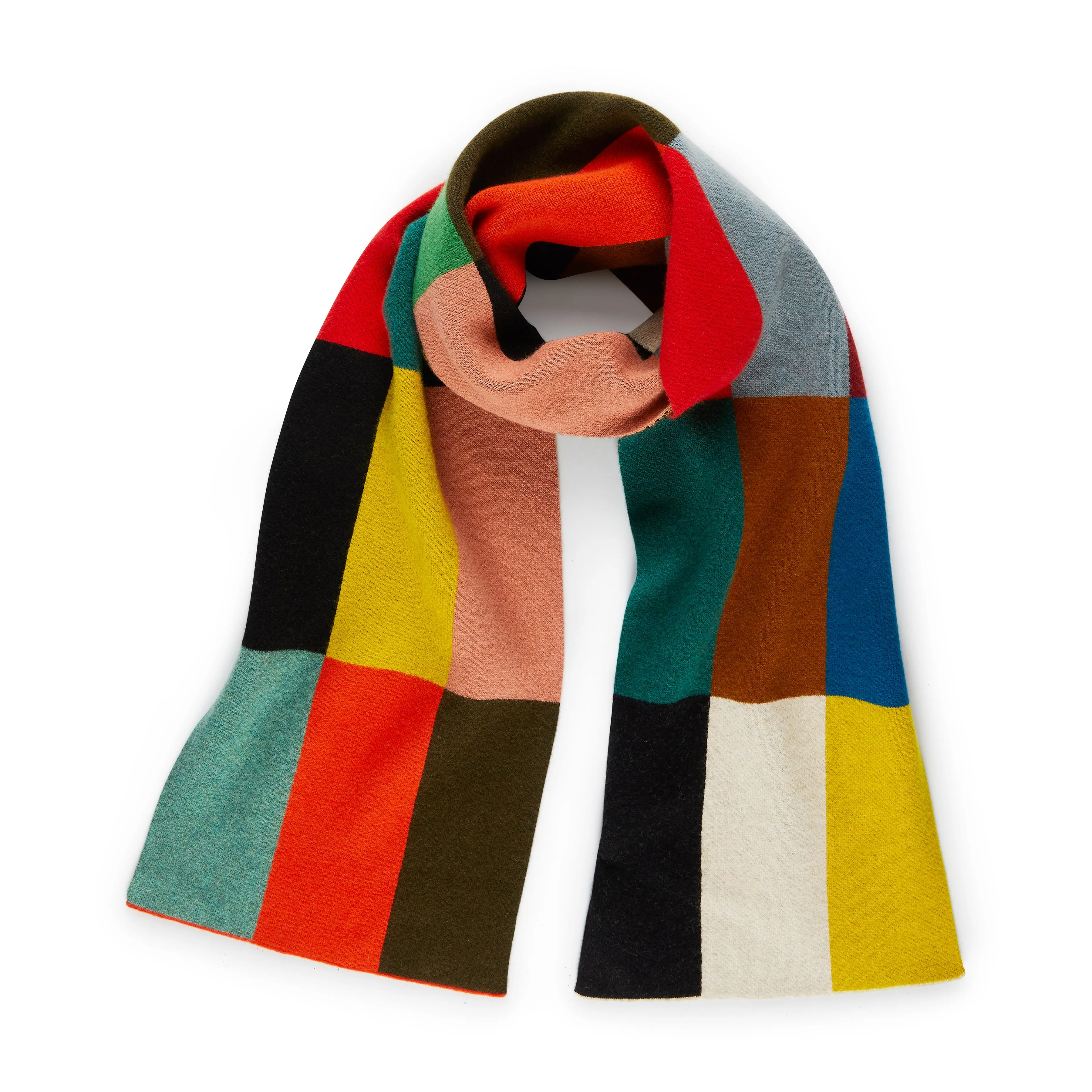 Jo Gordon Checkerboard Wool Scarf sold by Moma product image thumbnail 5