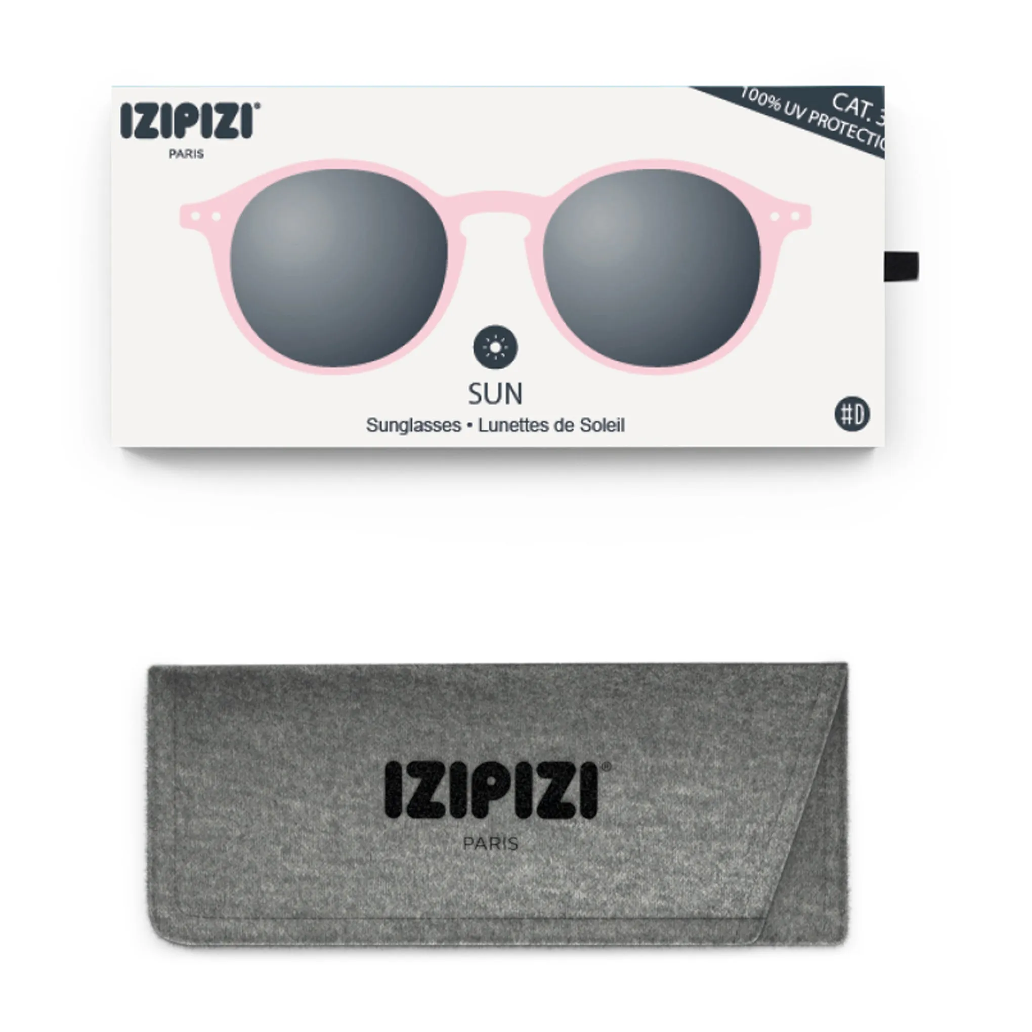 IZIPIZI Round Sunglasses #D - Pink sold by Moma product image thumbnail 4