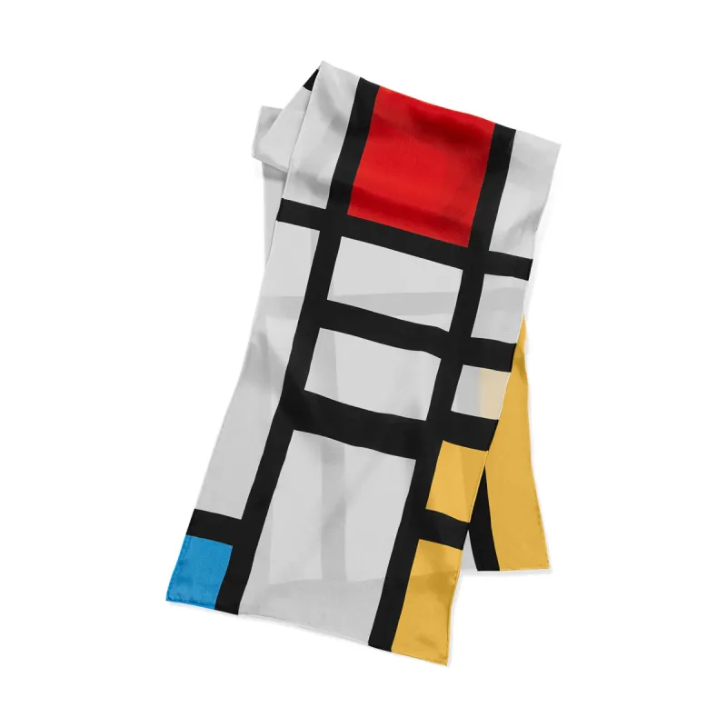 Mondrian: Trafalgar Scarf sold by Moma