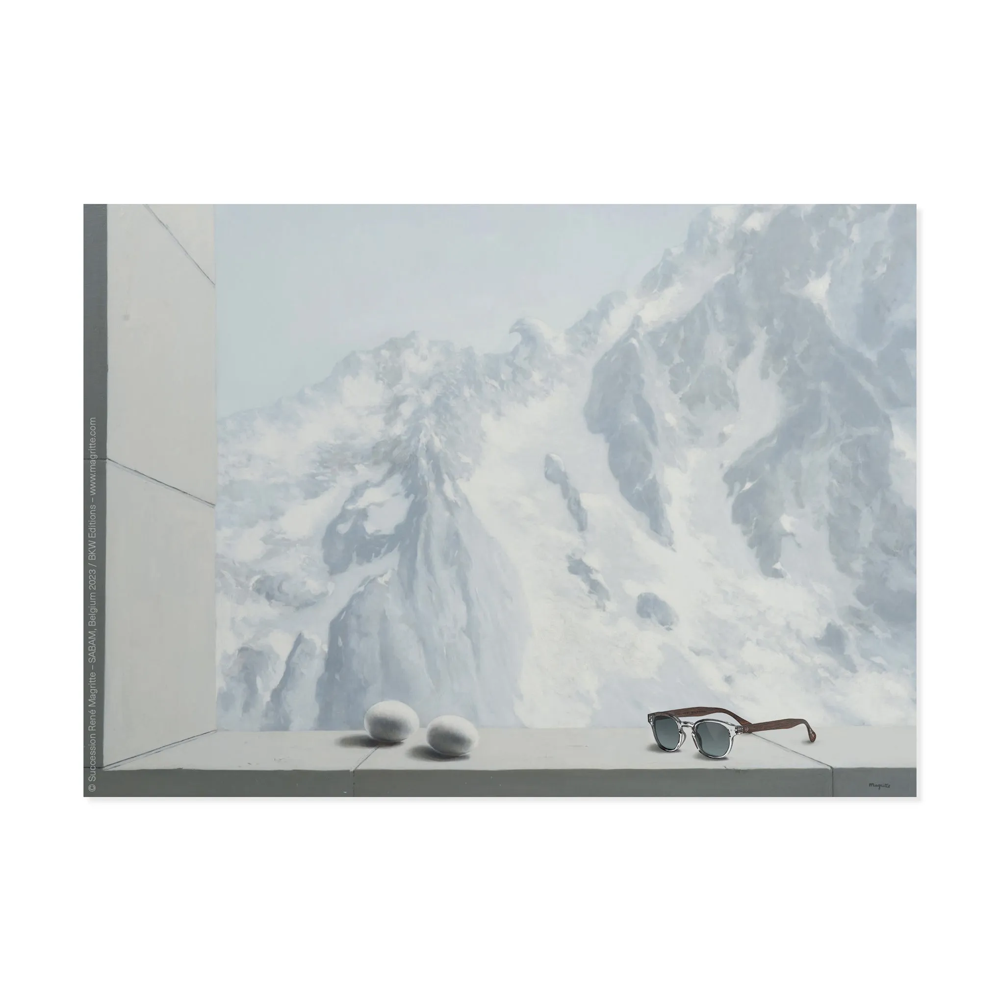 IZIPIZI René Magritte Sunglasses - Dark Wood sold by Moma product image thumbnail 5