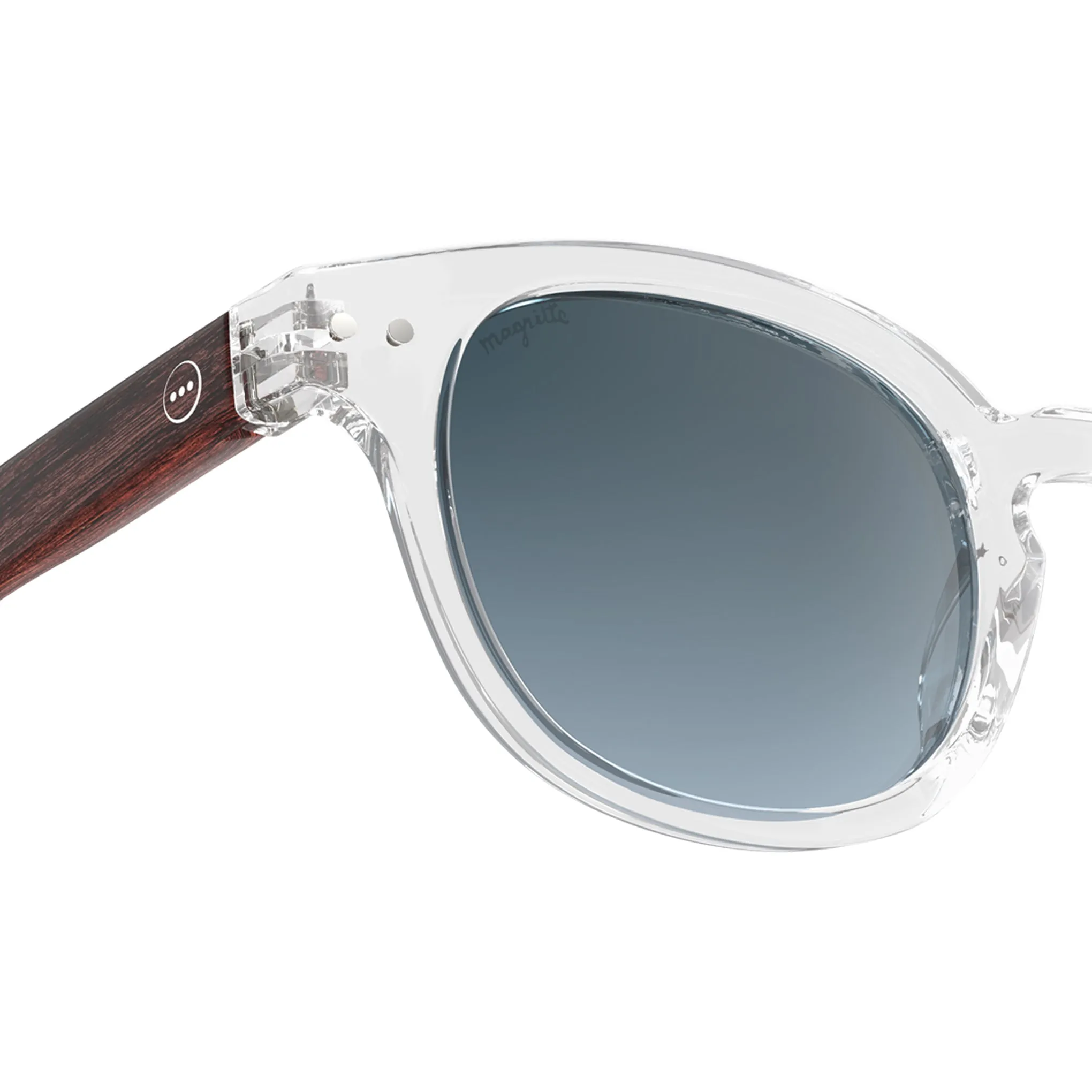 IZIPIZI René Magritte Sunglasses - Dark Wood sold by Moma product image thumbnail 3