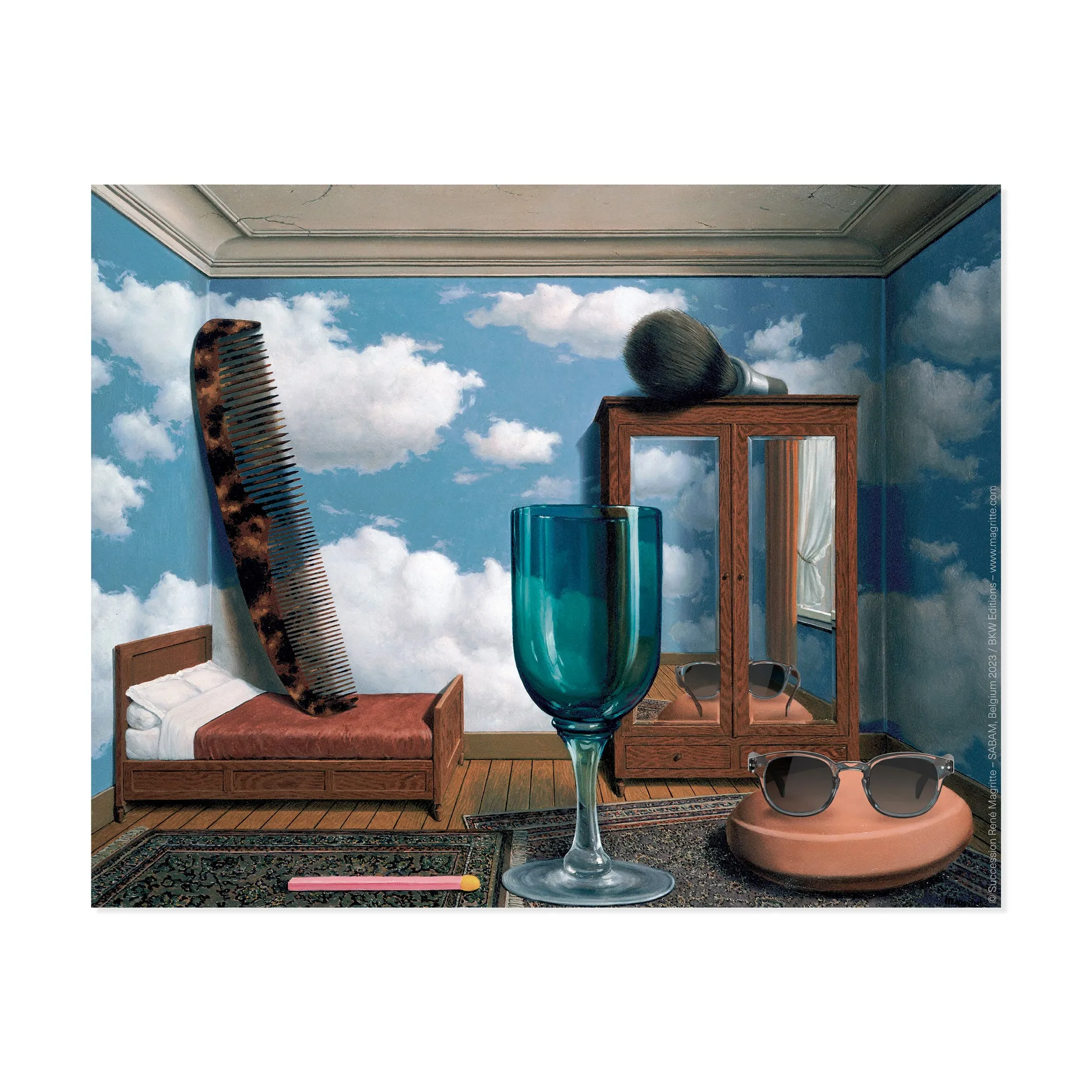 IZIPIZI René Magritte Sunglasses - Dark Wood sold by Moma product image thumbnail 4