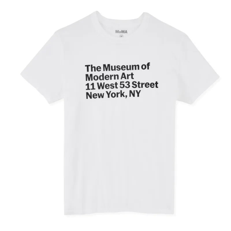 MoMA Address T-Shirt sold by Moma