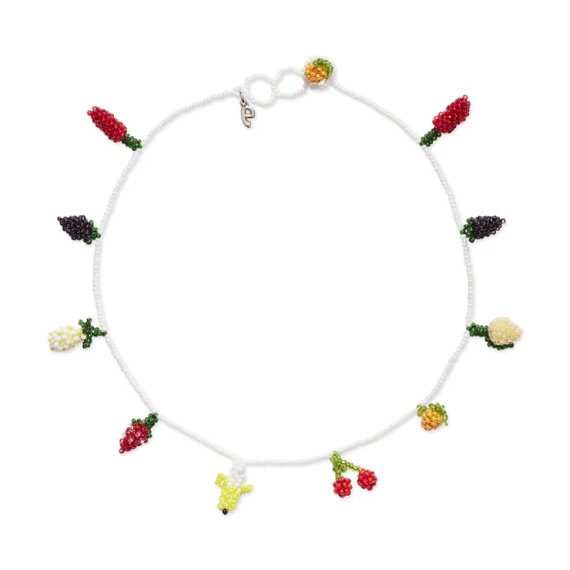 Beaded Fruit Salad Necklace sold by Moma