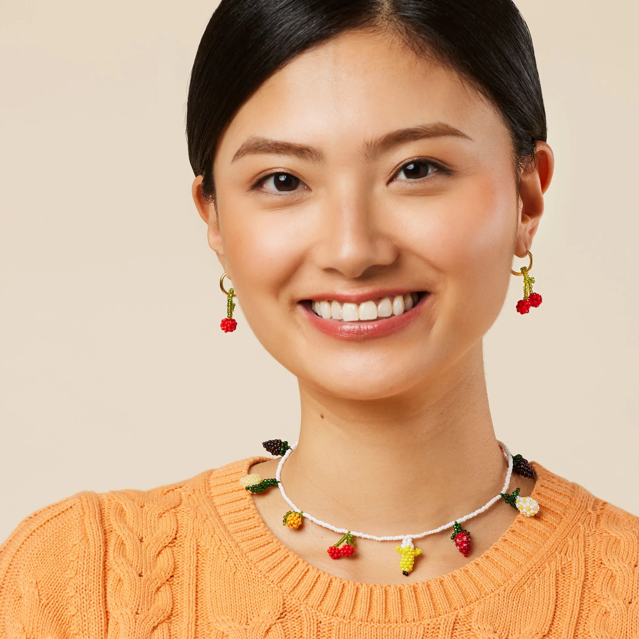 Beaded Fruit Salad Necklace sold by Moma product image thumbnail 2